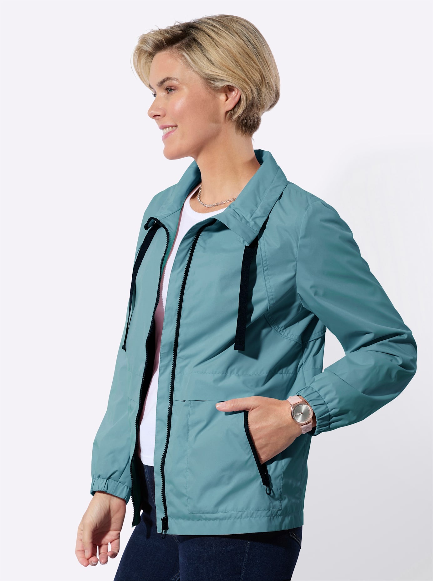 Classic Basics Langjacke ohne Kapuze