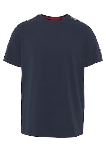 T-Shirt »Sporty Logo T-Shirt«, mit HUGO Schriftzug auf den Ärmeln