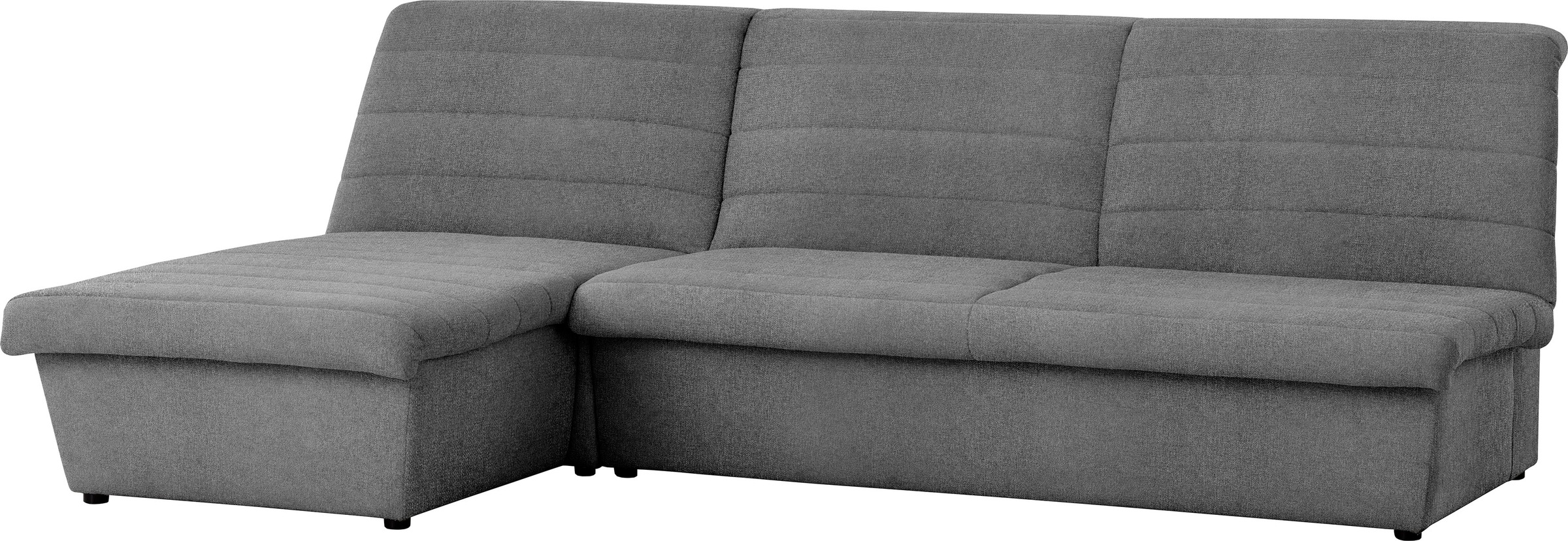 LOOKS by Wolfgang Joop Ecksofa »LOOKS VIII L-Form«, Quersteppung, ohne Armlehnen, in zwei verschiedenen Größen