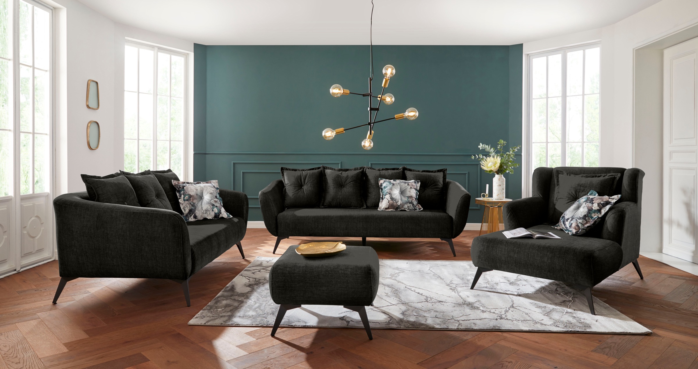 Home affaire Baggio Armchair Grey 2