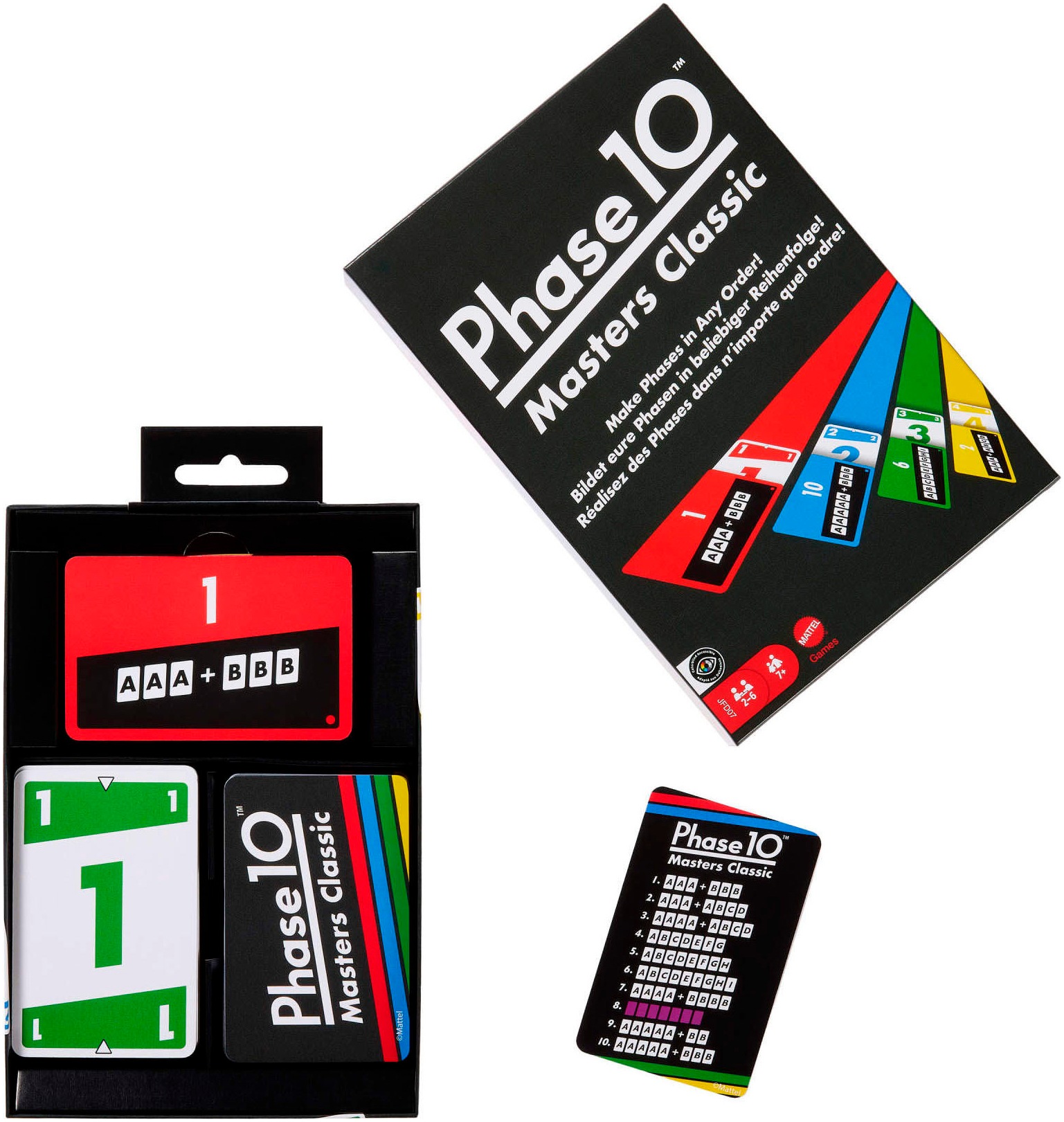 Mattel games Spiel »Phase 10 Masters Classic«