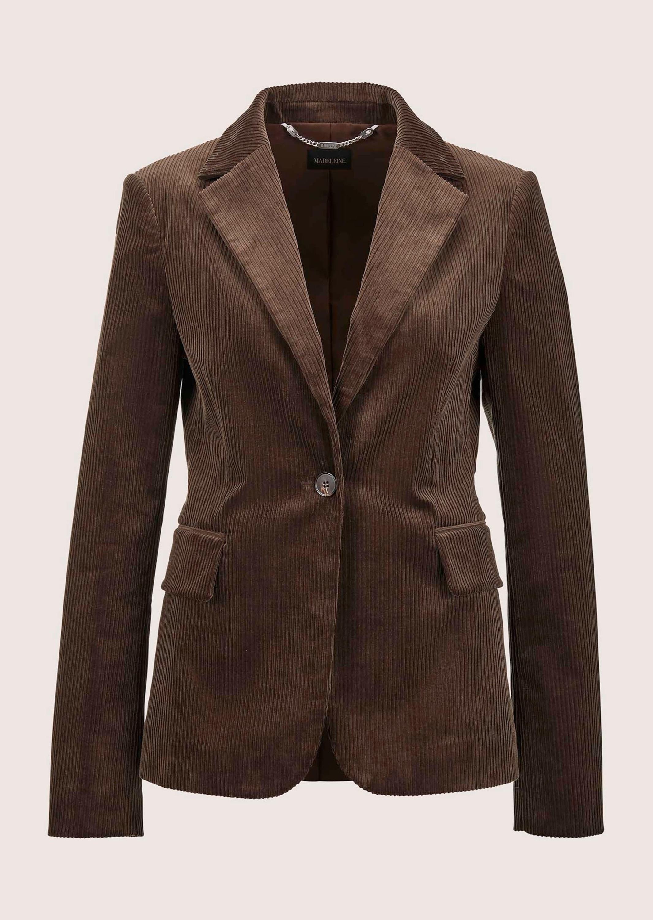 MADELEINE Jerseyblazer "Cordblazer Klassischer Cordblazer mit Reverskragen" günstig online kaufen