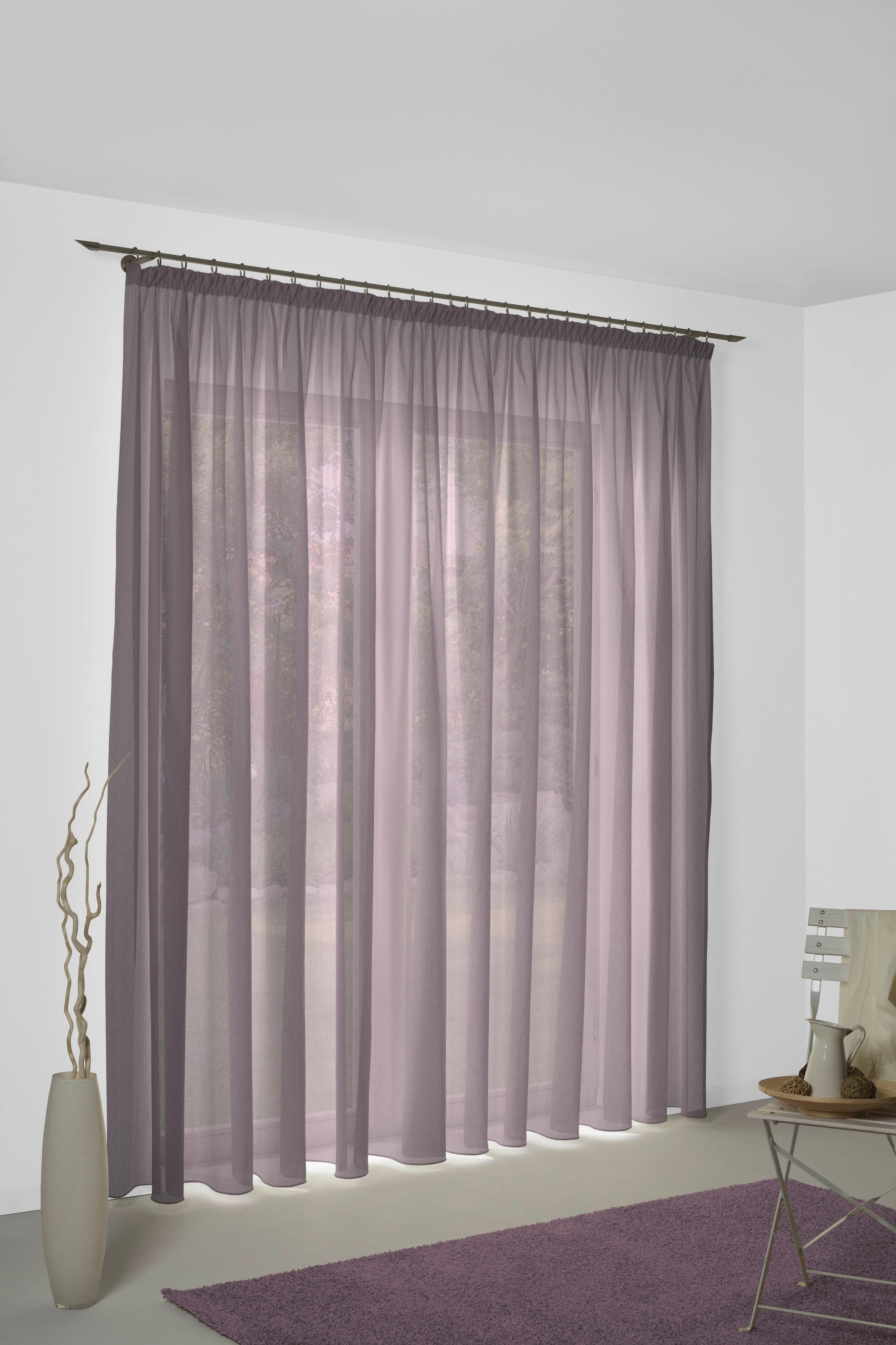 Wirth Vorhang "Sunday" Kräuselband 1 Stk. tlg. nach Maß günstig online kaufen