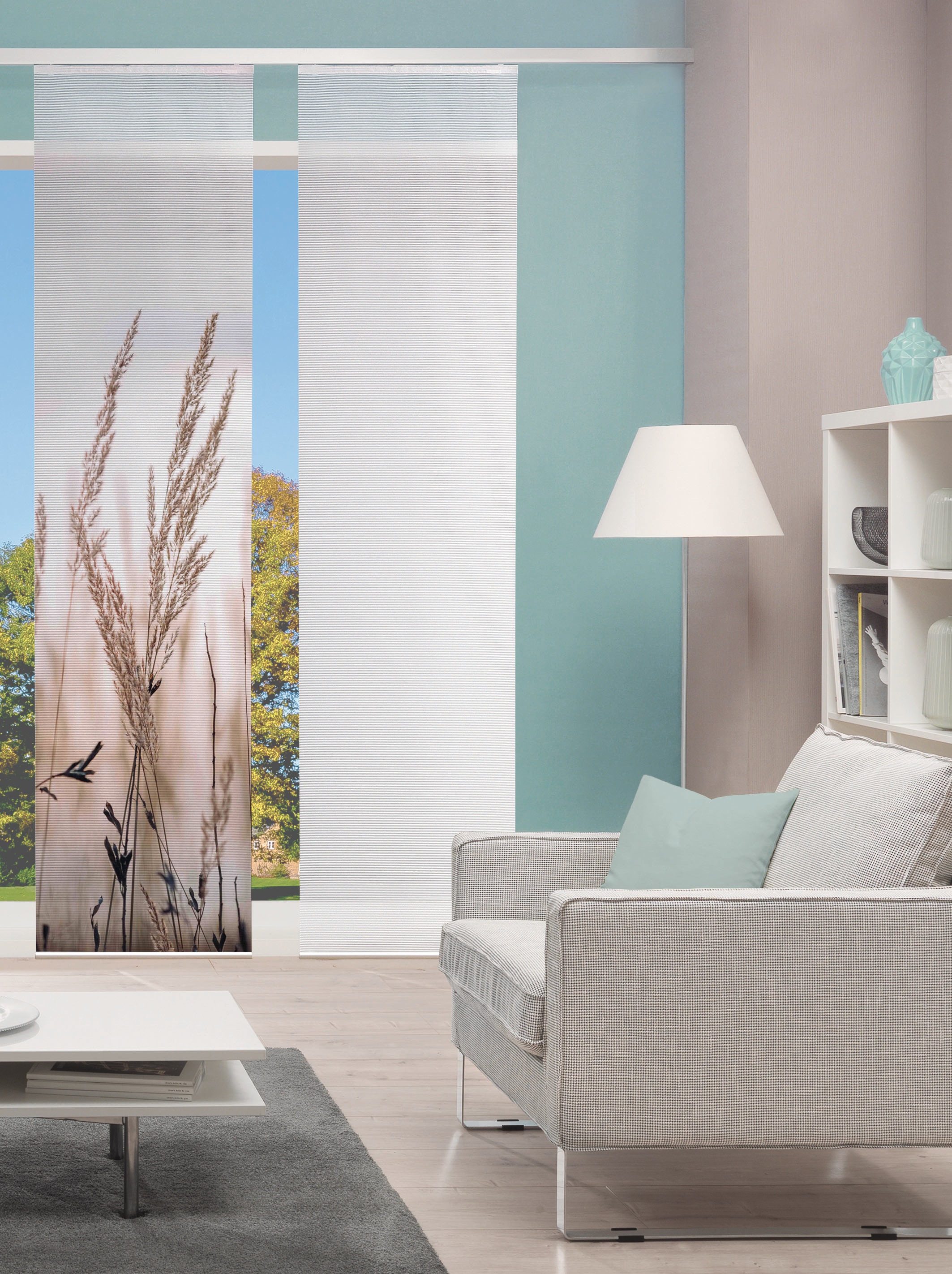 Vision S Schiebegardine "SCHIEBEVORHANG DIGITALDRUCK BAMBUS-OPTIK RELVA" Pa günstig online kaufen