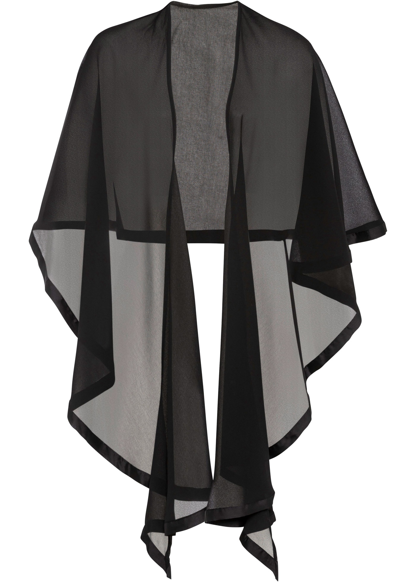 bonprix Schal "Poncho-Schal" leicht durchscheinend, lässiger Überwurf, Poncho-Schal, Stola