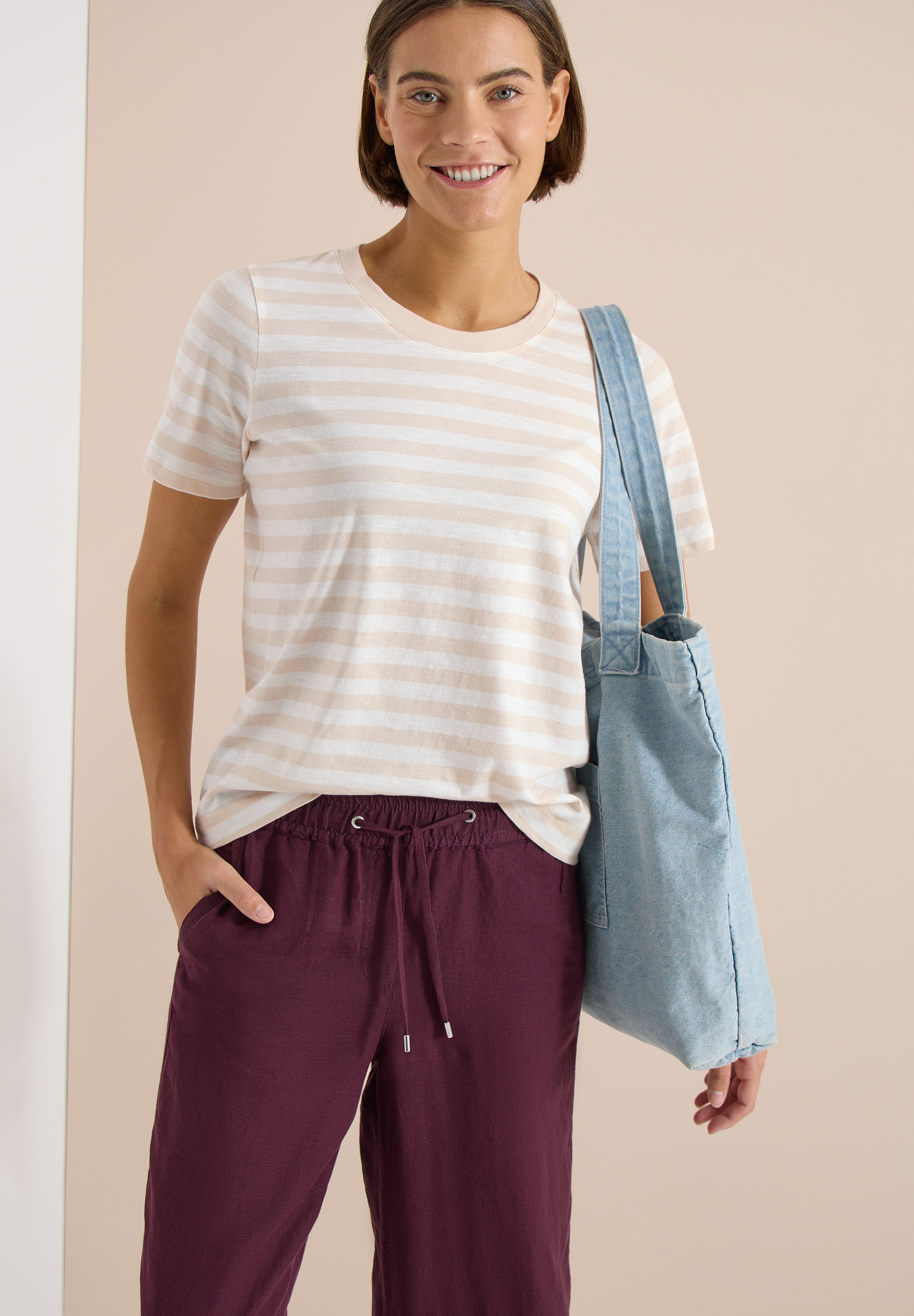 Street One T-Shirt Aus Reiner Baumwolle