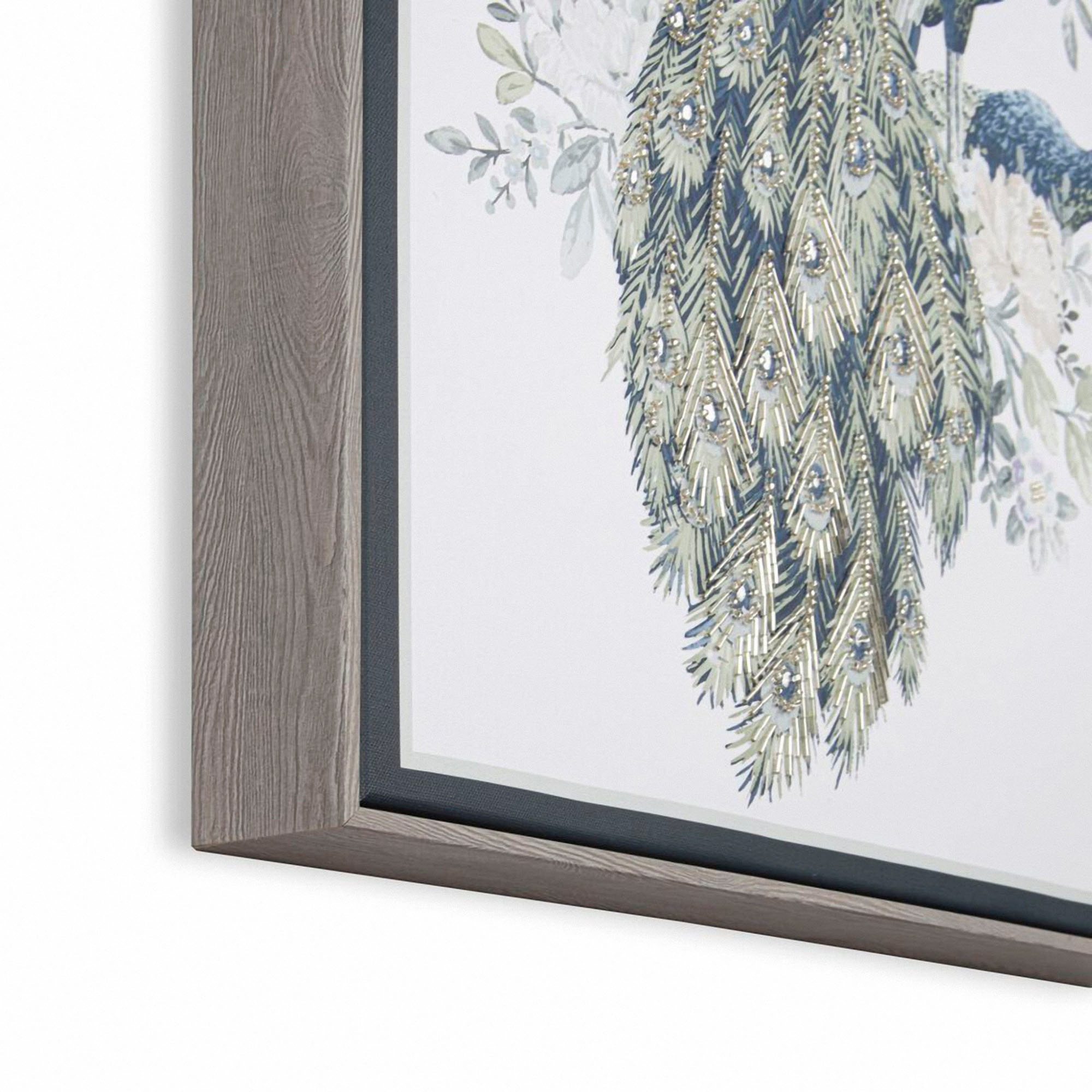 LAURA ASHLEY Bild mit Rahmen »Belvedere Luxus«, (1 St.), Bilder Metallic 70x50cm