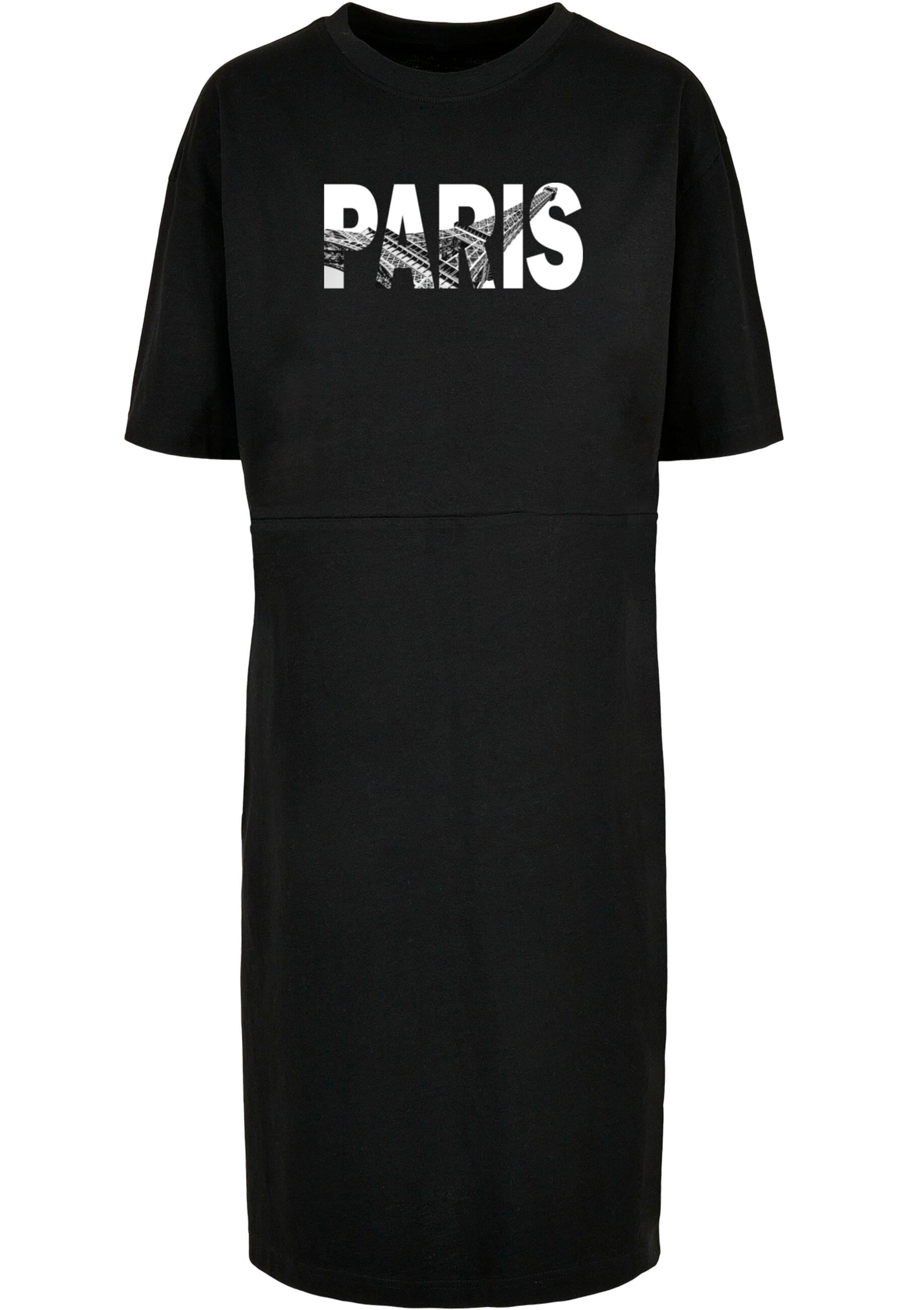 Shirtkleid »Merchcode Damen Ladies Paris Eiffel Tower Oversized Slit Dress«, (1 tlg.)