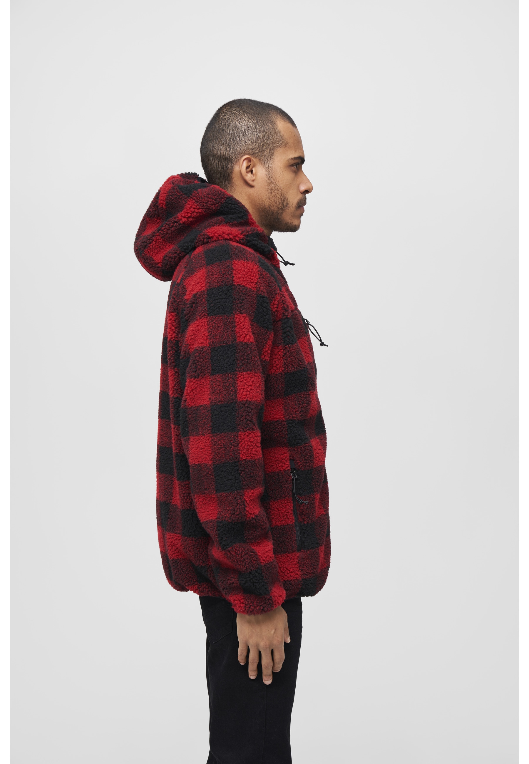 Brandit Anorak »Brandit Herren Teddyfleece Worker Jacket« 1 Stk. tlg. mit Kapuze