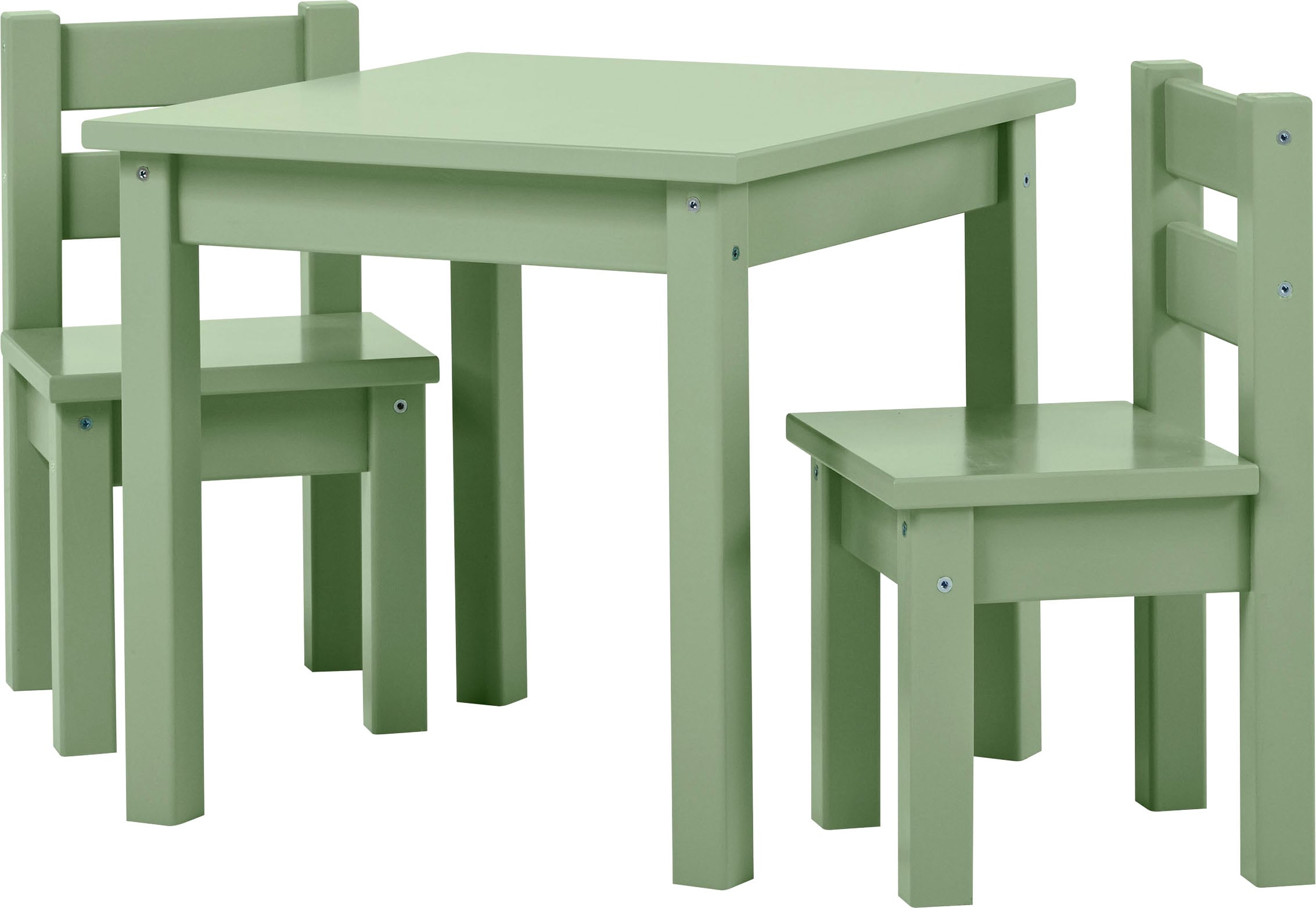 Hoppekids Kindersitzgruppe "MADS Kindersitzgruppe" Set, 1 Tisch, 2 Stühle, günstig online kaufen