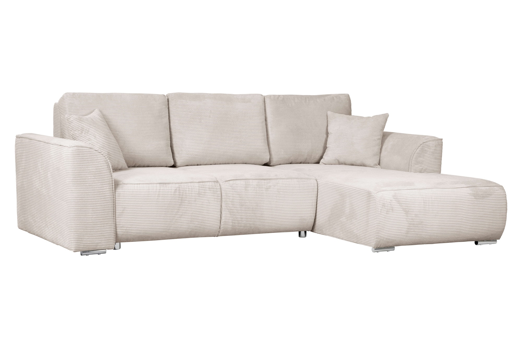 INOSIGN Ecksofa »BEATRICE optionale Schlafsofa mit Bettkasten, B/T/H: 265/170/86 cm«, L-Form, wahlweise auch mit Bettfunktion und Bettkasten