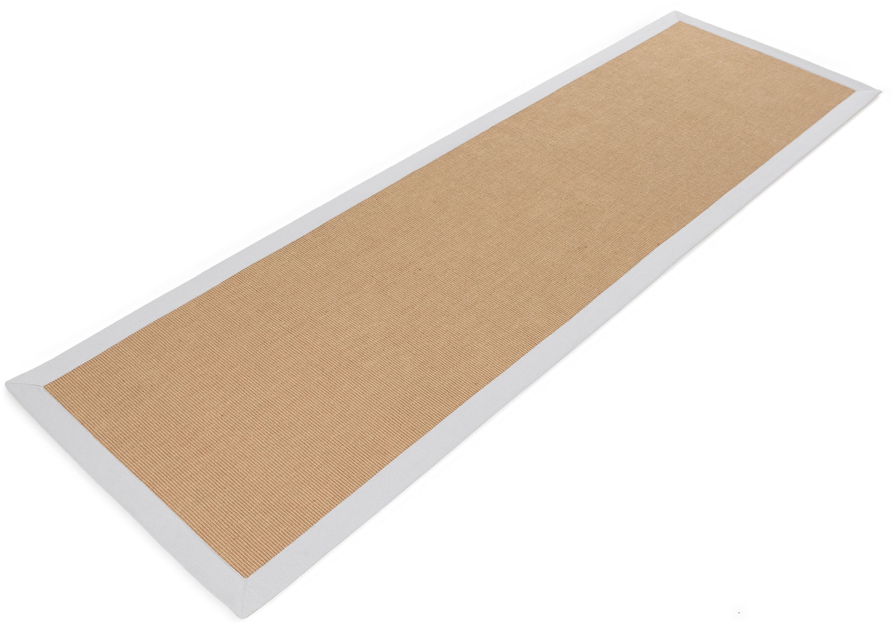 Carpetfine Sisal Rug White 75x350 cm 2