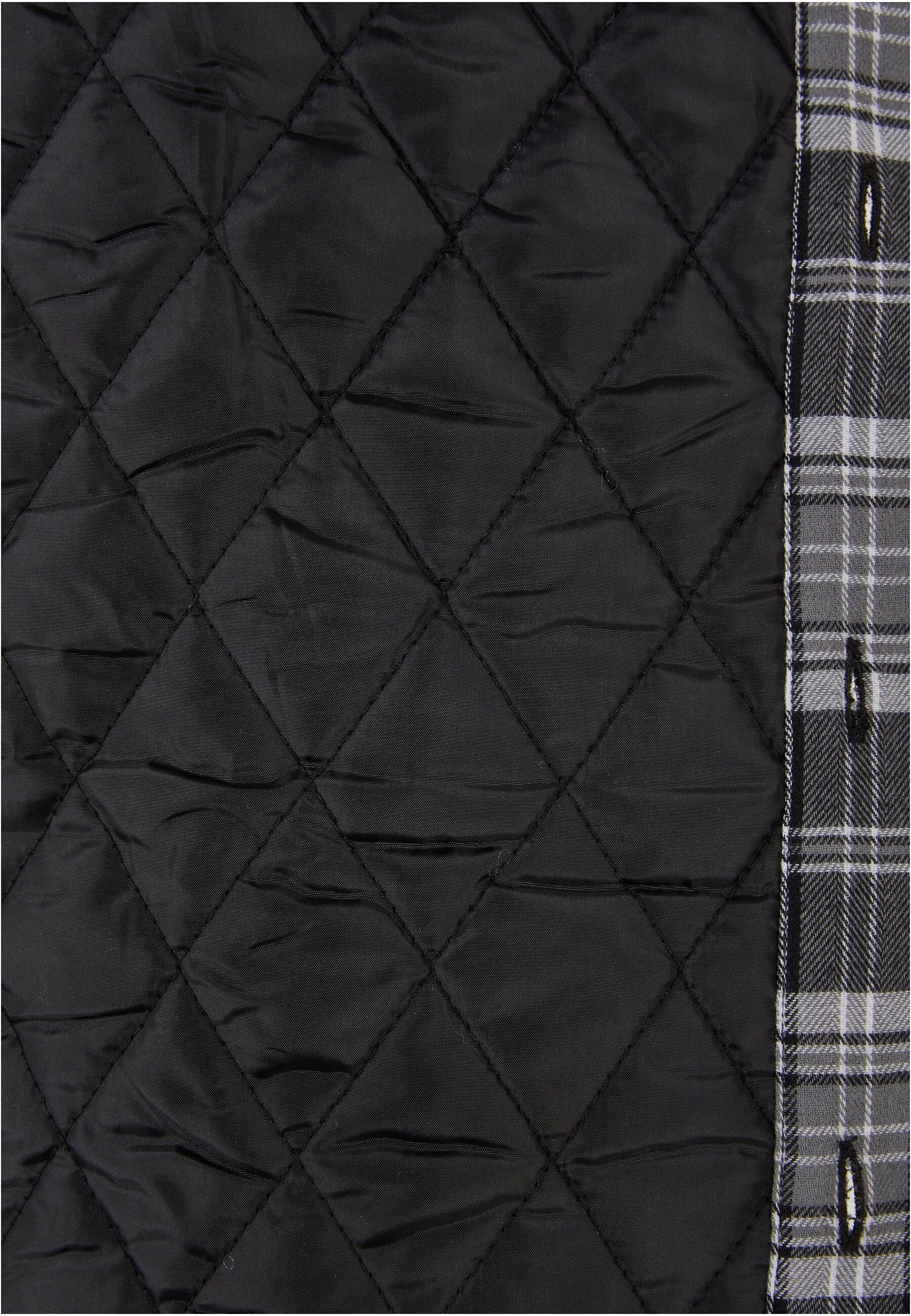 URBAN CLASSICS Langarmshirt »Herren Padded Checked Shirt Jacket«, (1 tlg.)