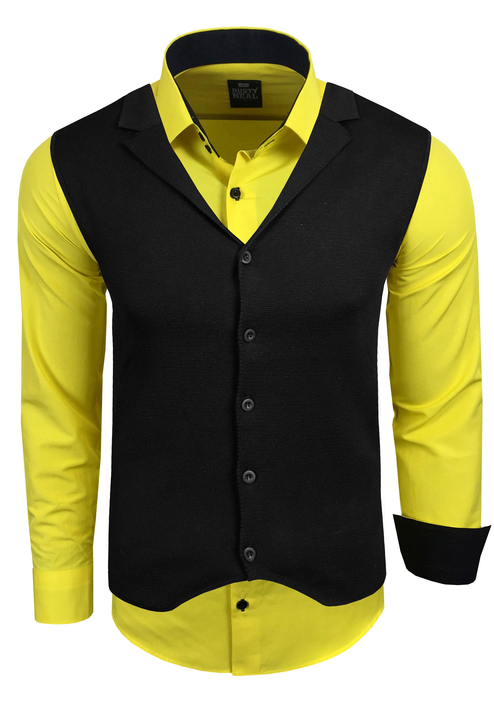 Rusty Neal Langarmhemd, inklusive Langarmhemd und Weste ▷ kaufen | BAUR