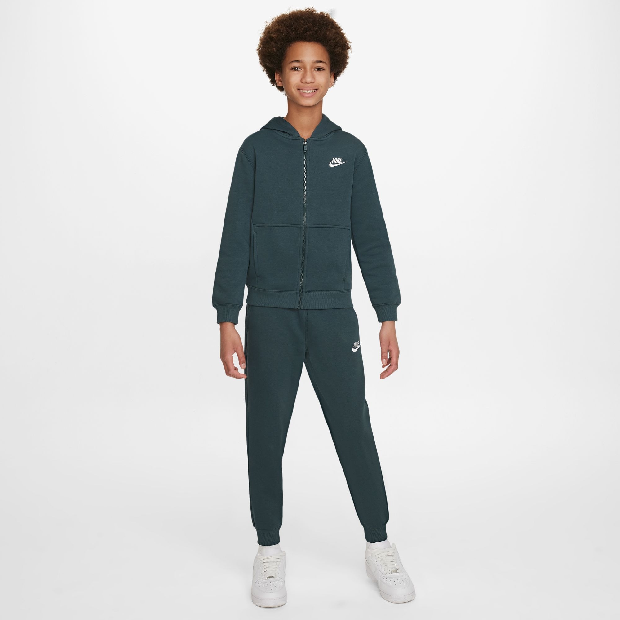 Nike Sportswear Trainingsanzug »CLUB FLEECE BIG KIDS' FULL-ZIP TRACKSUIT«