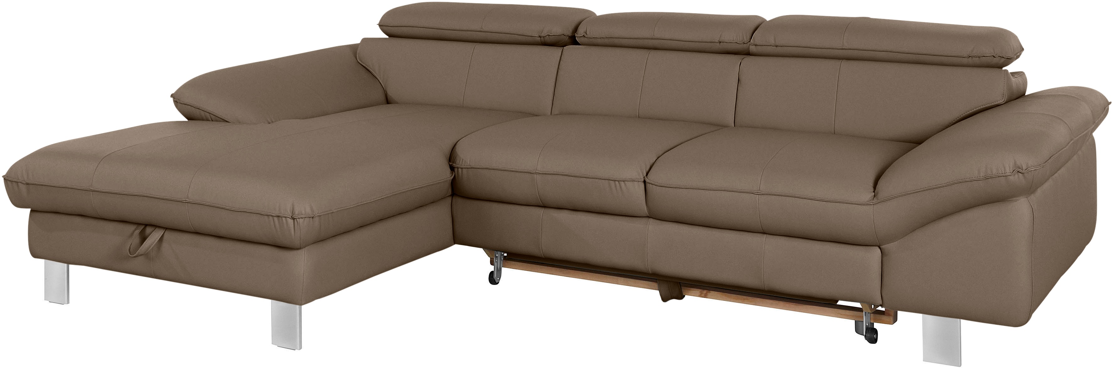 Thumbnail - COTTA Ecksofa Driver, mit Kopfteilverstellung, wahlweise mit Bettfunktion