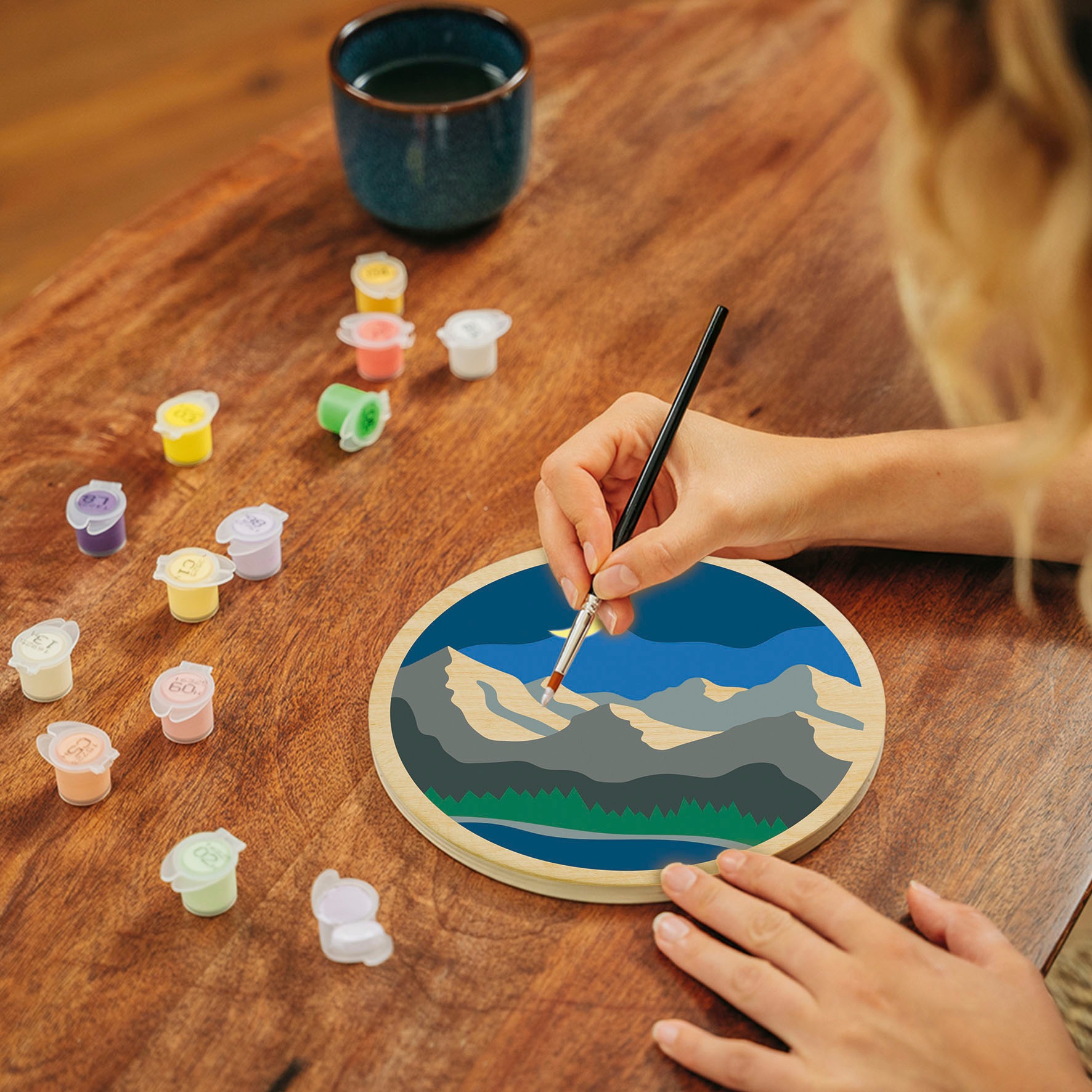 Ravensburger Malen nach Zahlen »CreArt, Wooden, Mountains« Made in Europe