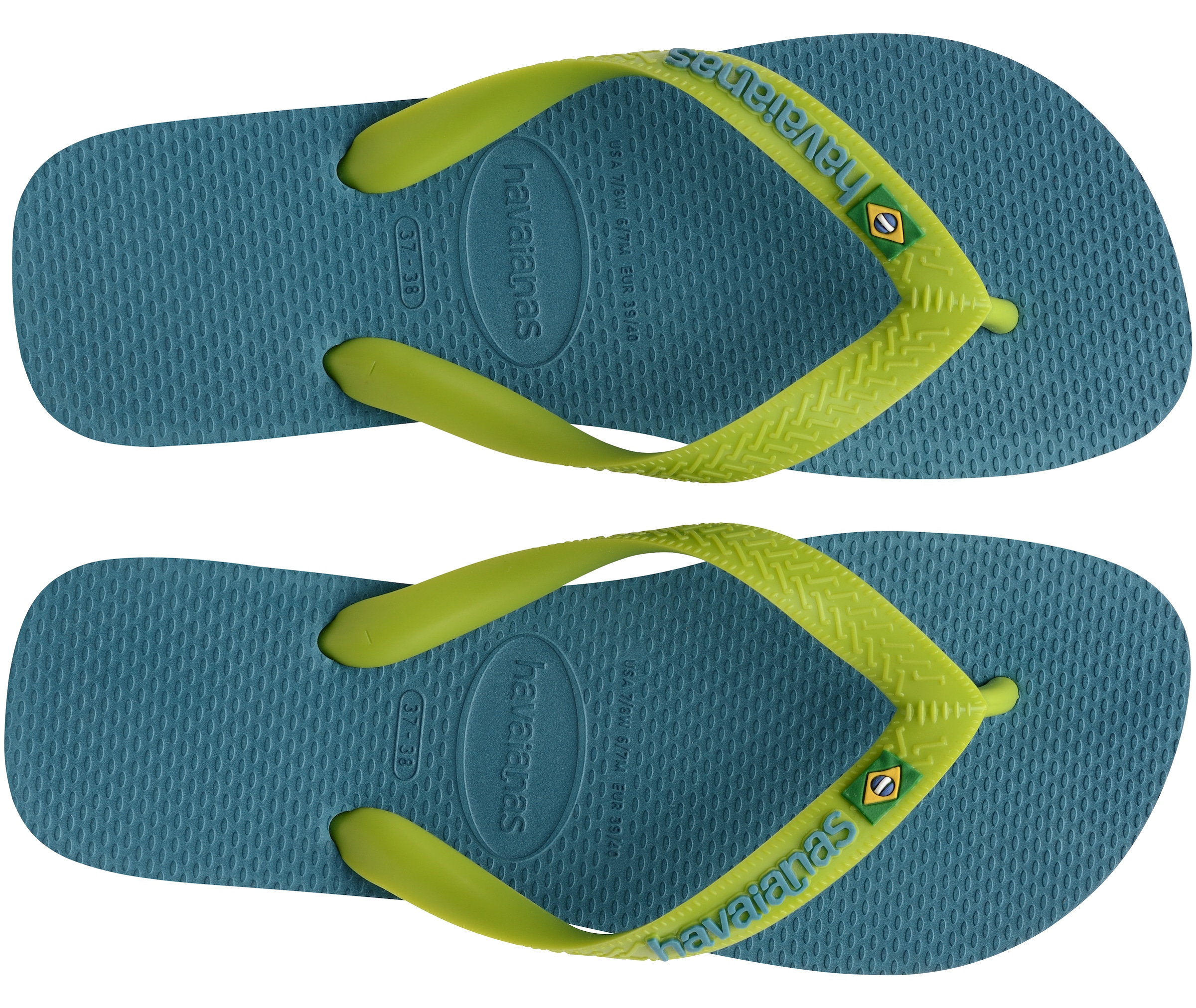 Havaianas Zehentrenner »BRASIL LOGO«, Sommerschuh, Schlappen, Poolsildes mit Logoschriftzug