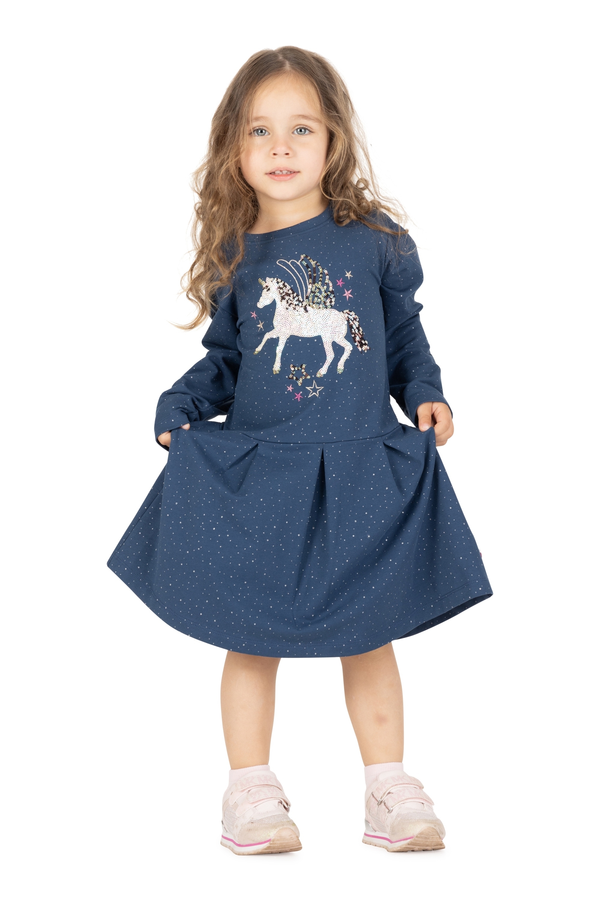 Jerseykleid »Unique«, mit süßem Einhorn-Motiv