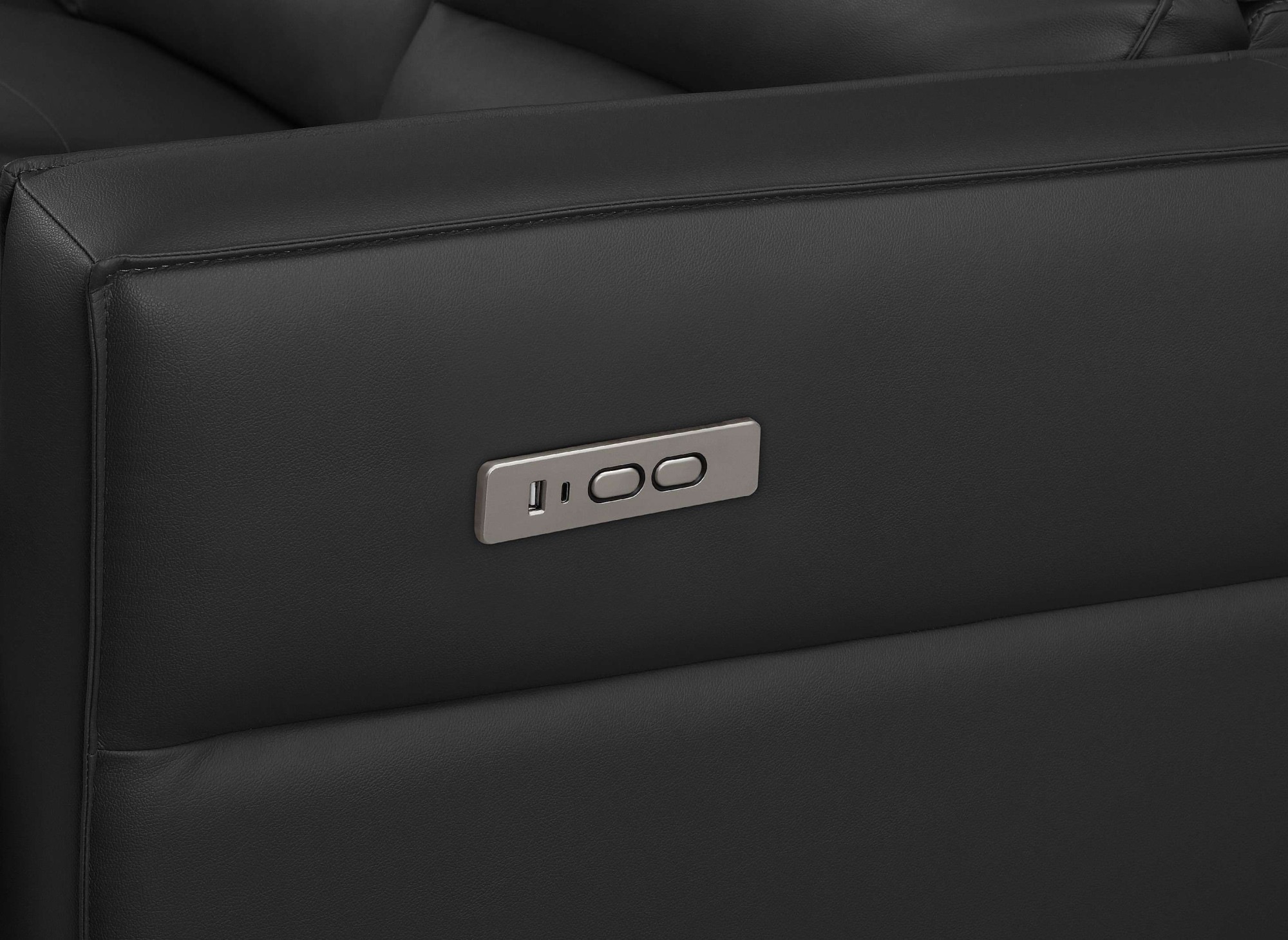 Places of Style Ecksofa »Carpari, L-Form, 263 cm, manuelle o. elektrische Relaxfunktion,«, USB A/C und Kopfteilverstellung