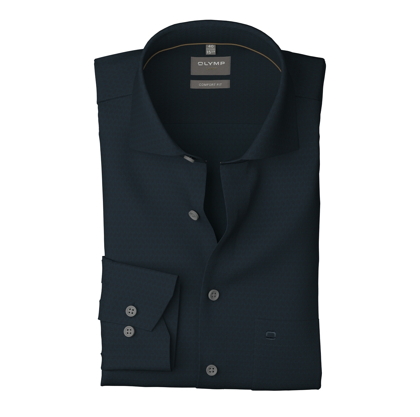 OLYMP Langarmhemd "Luxor comfort fit", Struktur - Satin, comfort fit, Busin günstig online kaufen