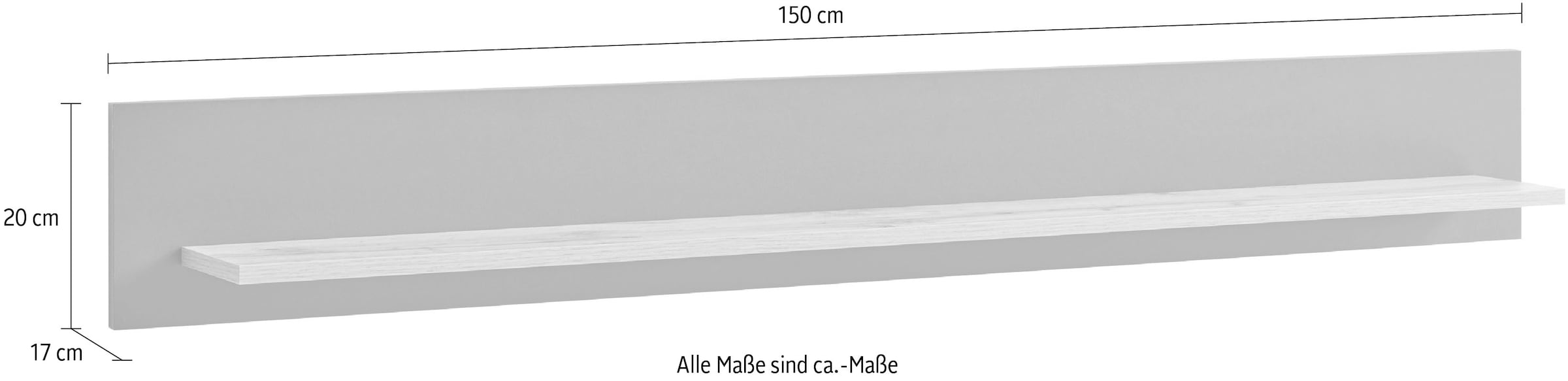 Home affaire Wandregal »Cambridge«, Breite ca. 150 cm