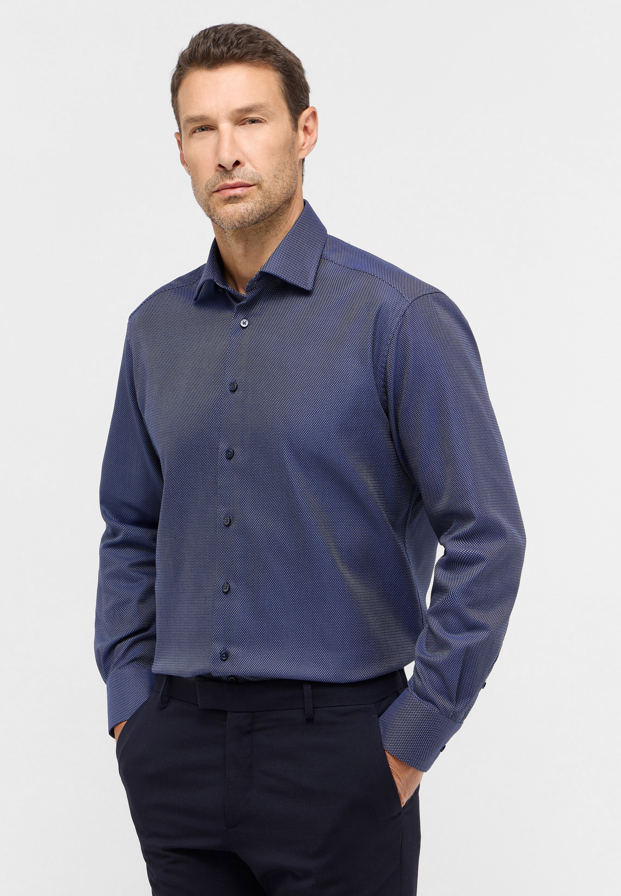 Eterna Langarmhemd "COMFORT FIT", NON IRON (bügelfrei) günstig online kaufen