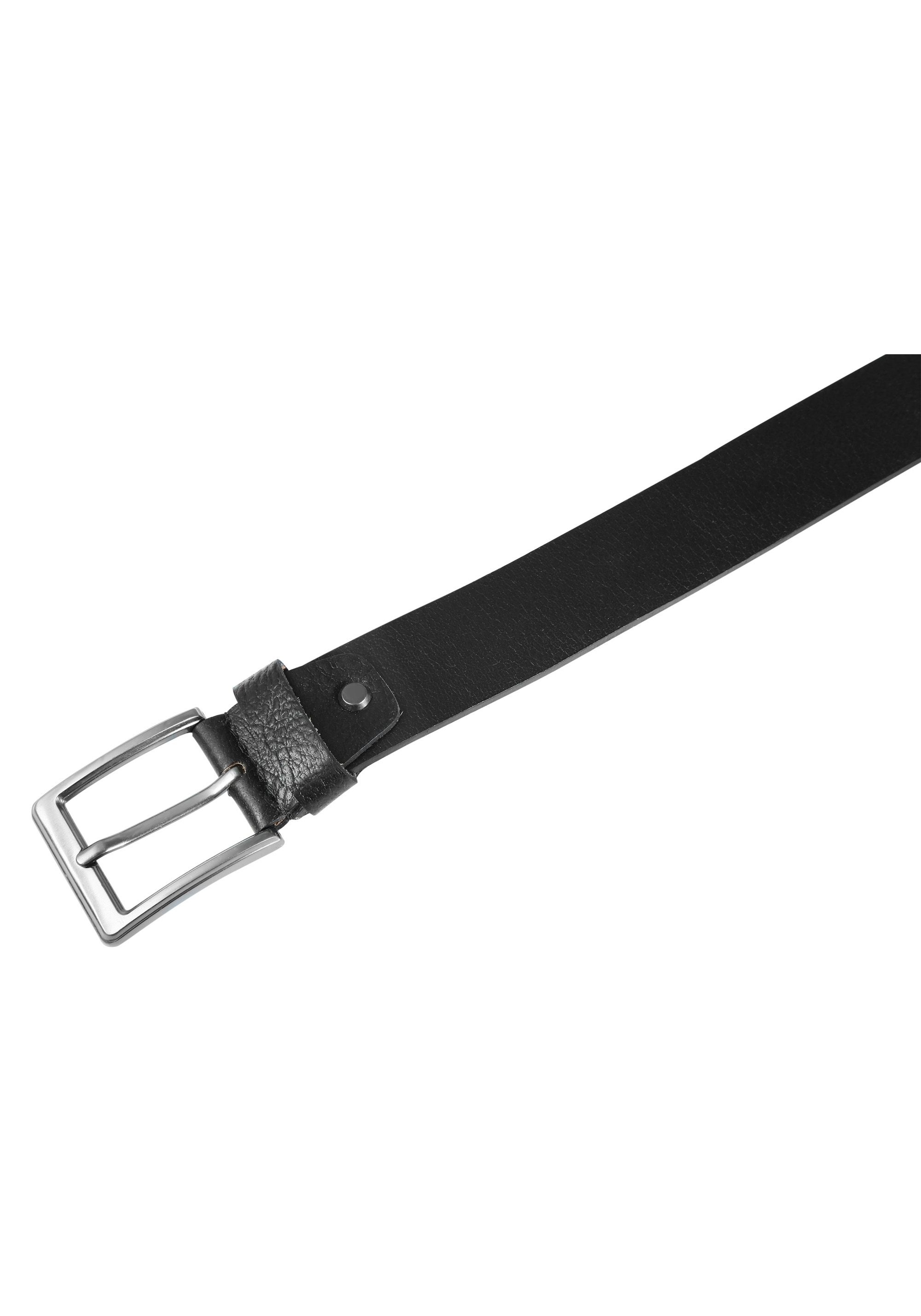 Leonardo Verrelli Ledergürtel »hochwertiges Echtleder, kürzbar, schwarz, 90 cm - 140 cm«