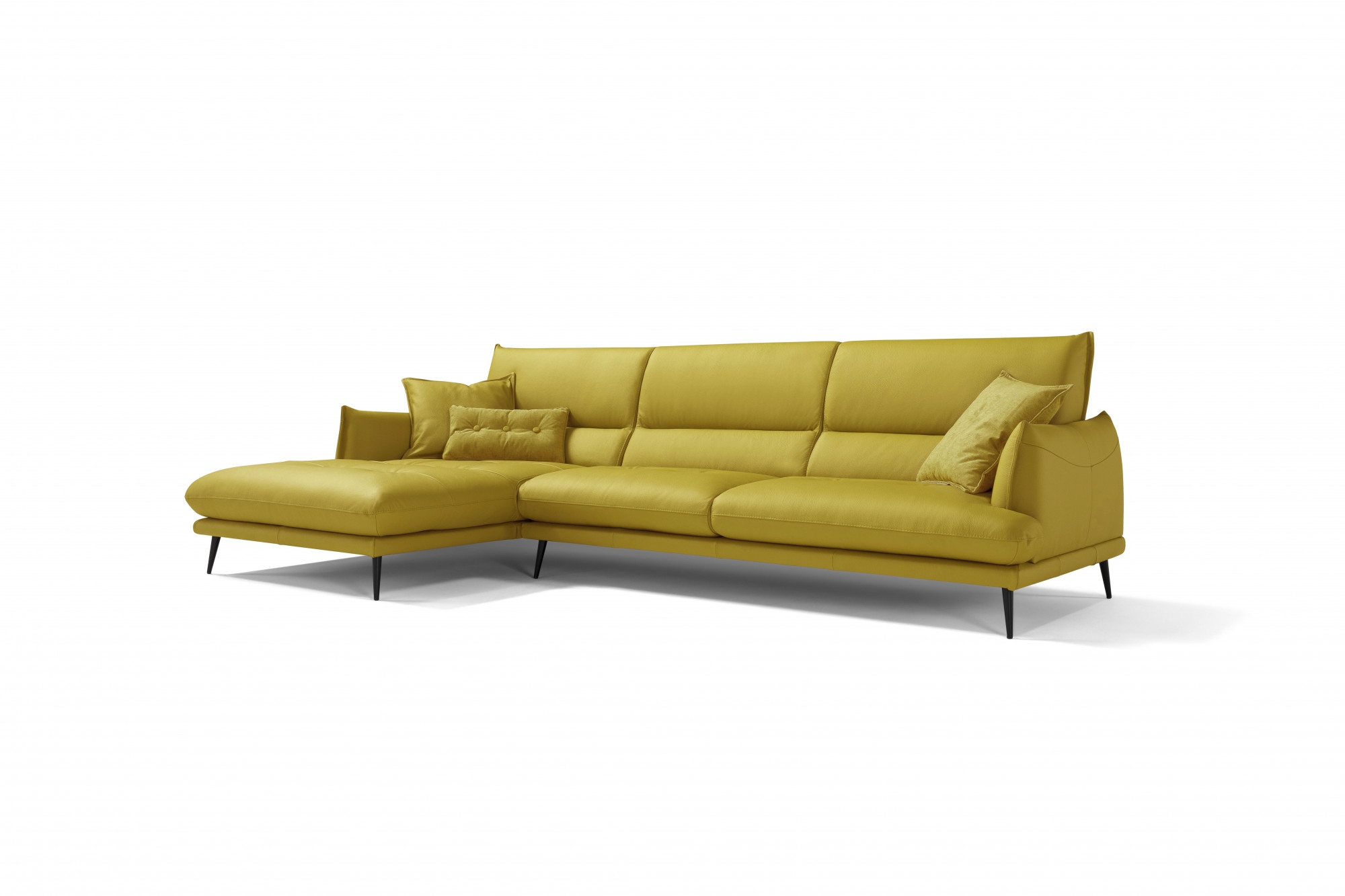 Egoitaliano Ecksofa "FUNNY, hochwertiges & aktuelles Design, bequeme Rücken günstig online kaufen