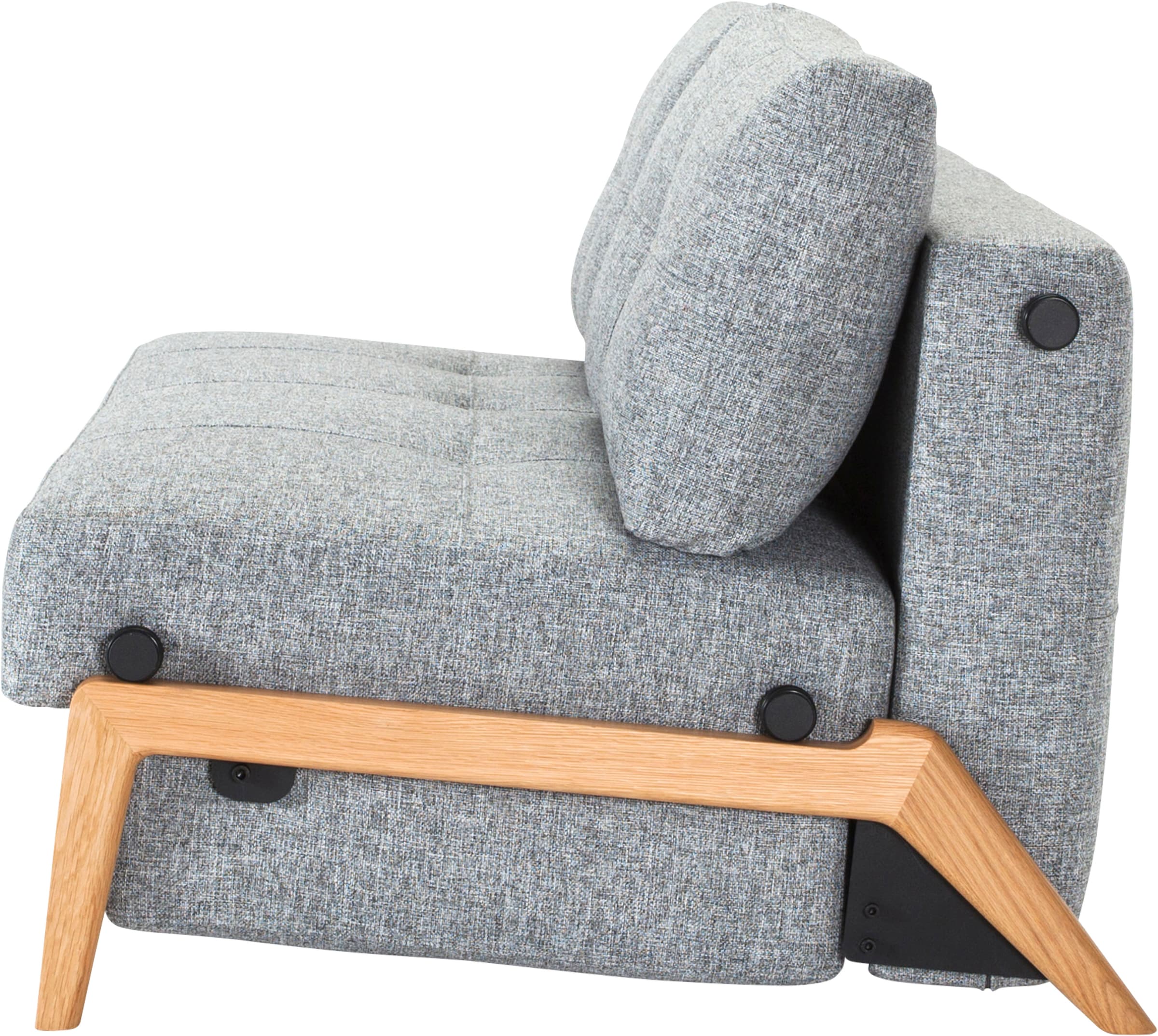 INNOVATION LIVING ™ Schlafsofa »Cubed Klappsofa, hochwertige Schlaffunktion, Design und extra Komfort«, Frontauszug, sehr platzsparend, abgewinkelt Sitzen, waagerecht liegen
