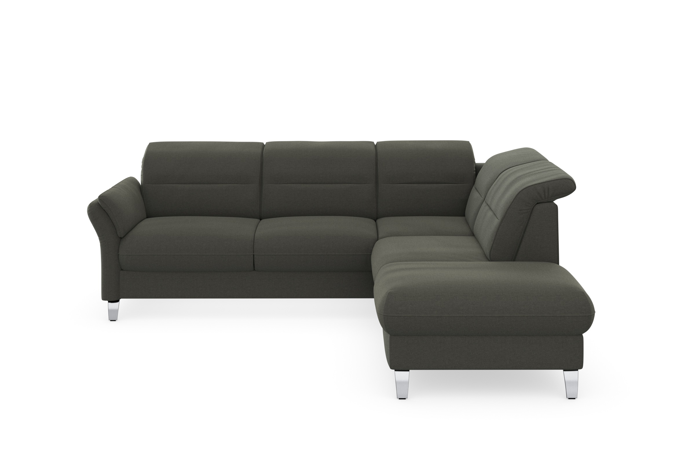 sit&more Ecksofa "Grenoble L-Form mit Federkern" wahlweise mit Bettfunktion günstig online kaufen