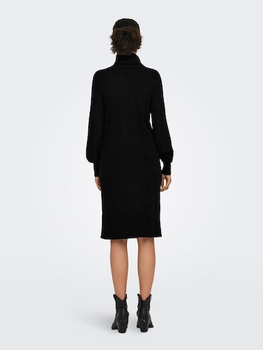 ONLY Strickkleid »ONLSASHA L/S ROLLNECK DRESS NCA KNT«, mit Rollkragen und langen Puffärmeln