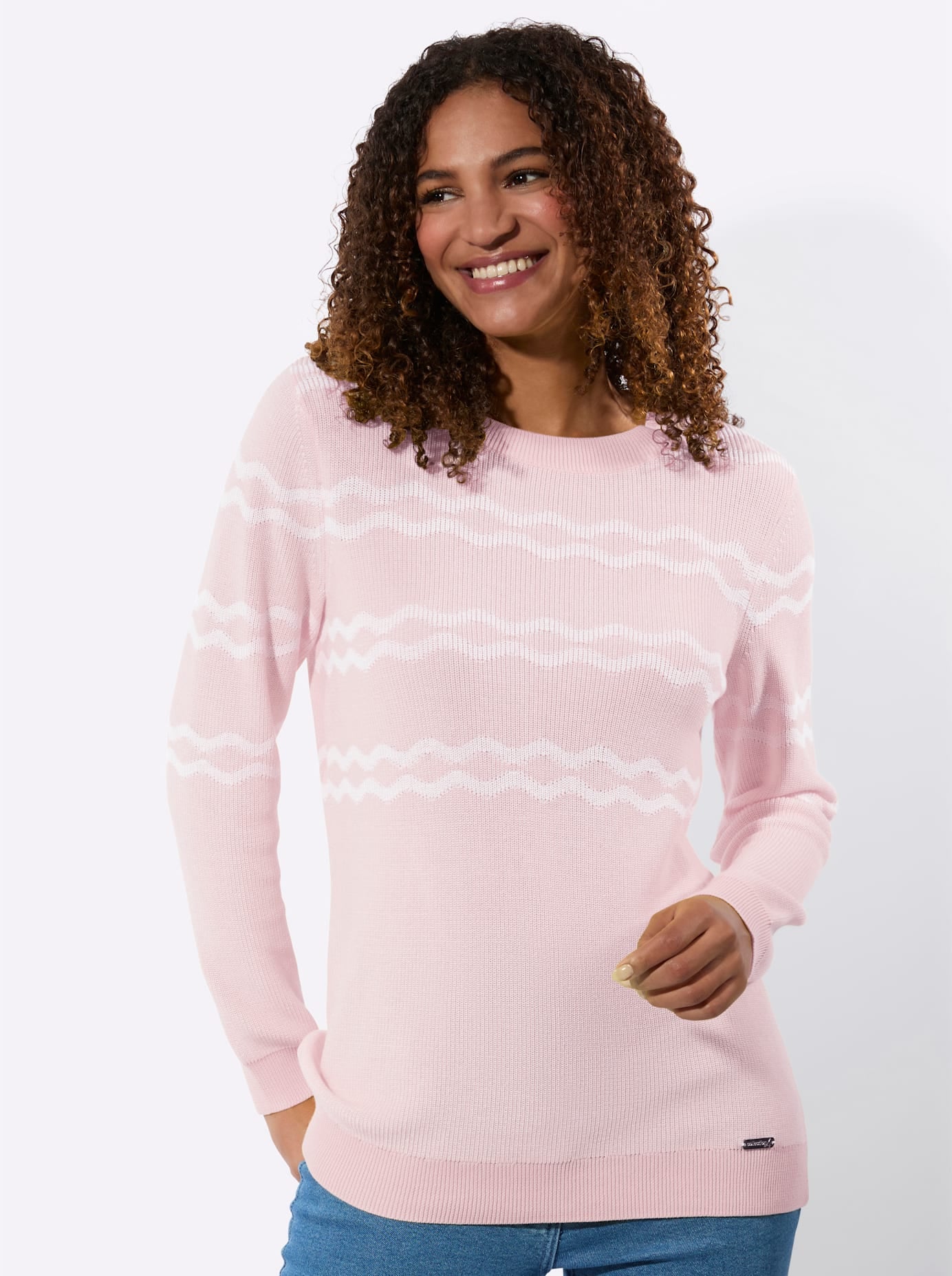 Casual Looks Rundhalspullover "Pullover" günstig online kaufen