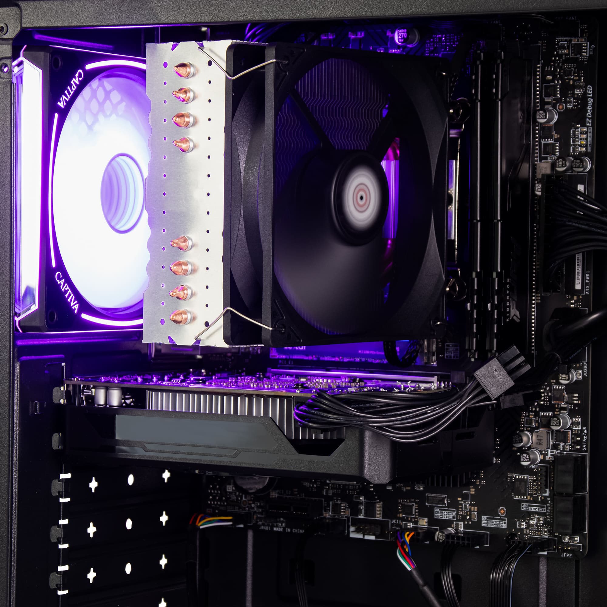 CAPTIVA Gaming-PC-Komplettsystem »Advanced Gaming R85-979 TFT Bundle« 27 ″ AMD Ryzen 5 GeForce RTX 4060 32 GB RAM 1.000 GB SSD