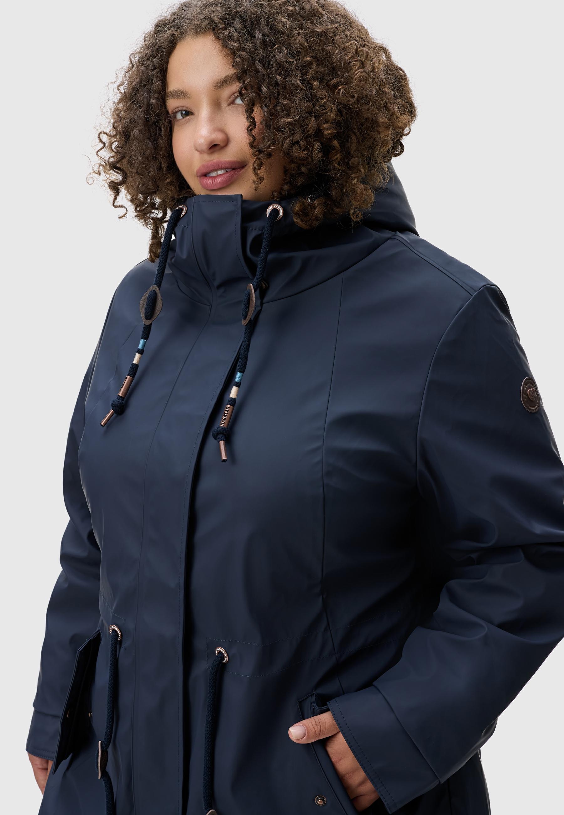 Ragwear Wintermantel »Monadis Rainy II Intl.«, sportlicher, wasserdichter Parka für den Winter