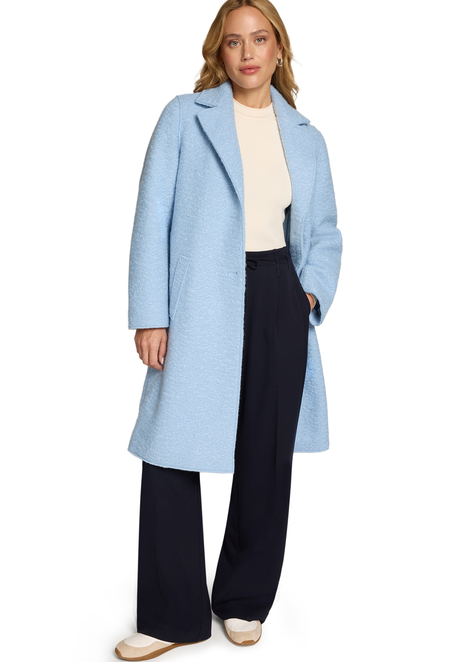 Zero Wintermantel »Damen in der Wolloptik«