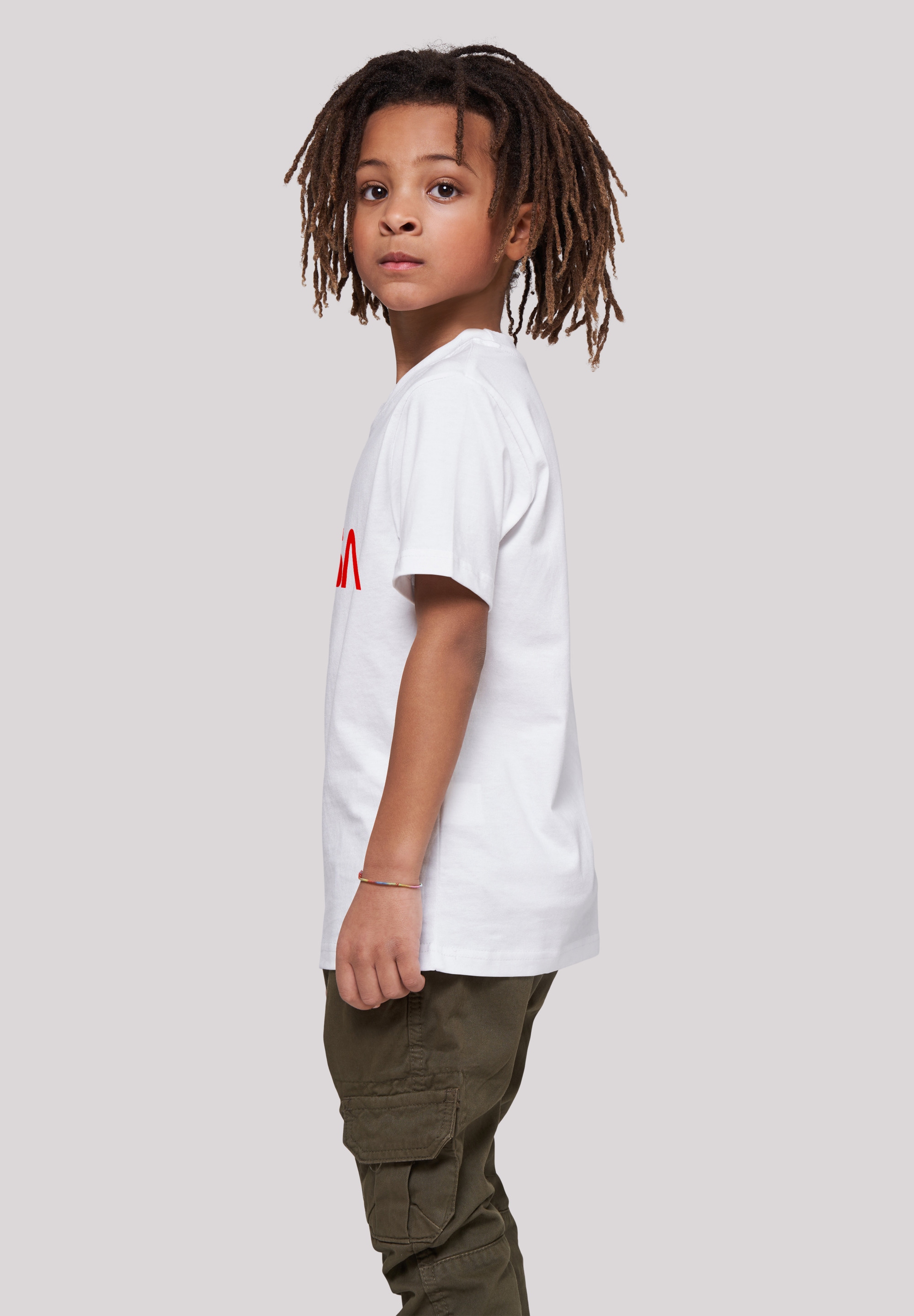 F4NT4STIC T-Shirt »NASA Modern | Unisex Kinder,Premium ▷ für BAUR Merch, Jungen,Mädchen,Bedruckt Logo White«