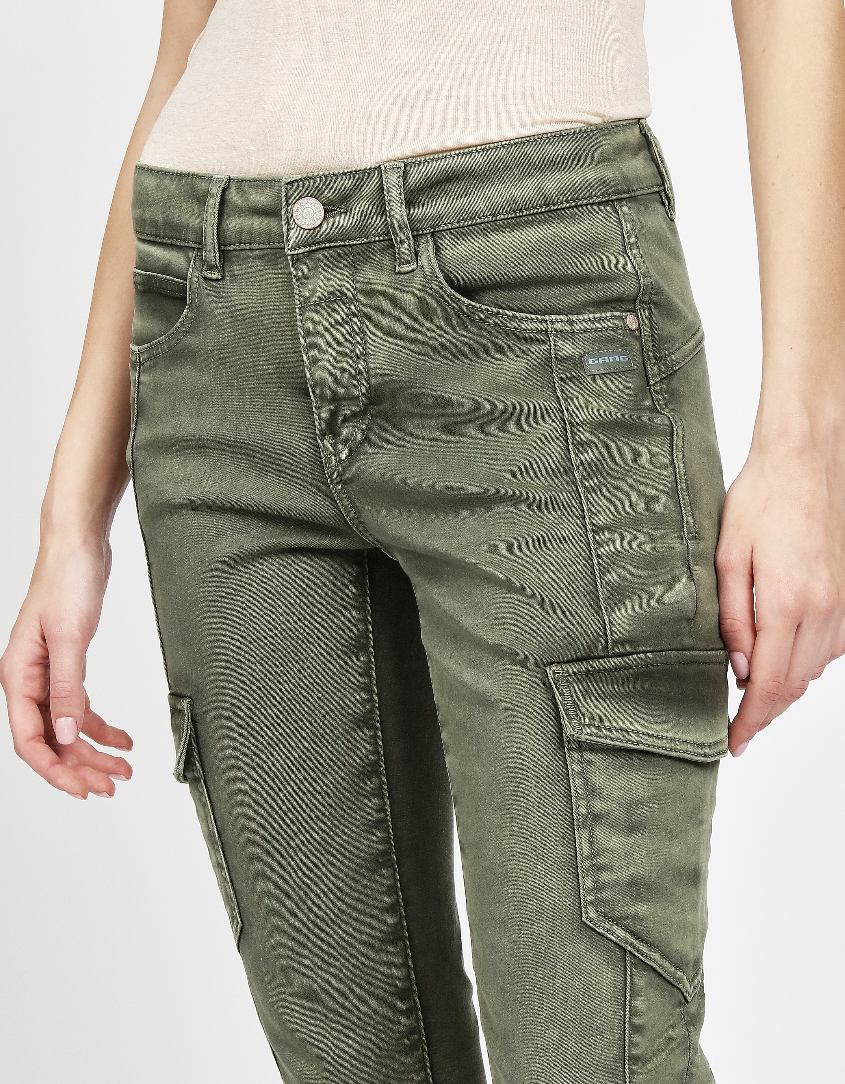 Thumbnail - GANG Cargohose "94JOLLY CARGO" mit aufgesetzten Cargotaschen