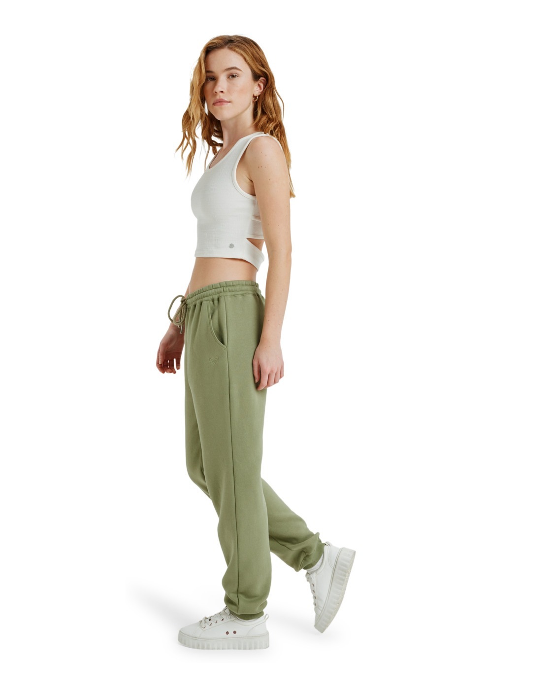 Roxy Surf Stoked Sweatpants Green S Women 2