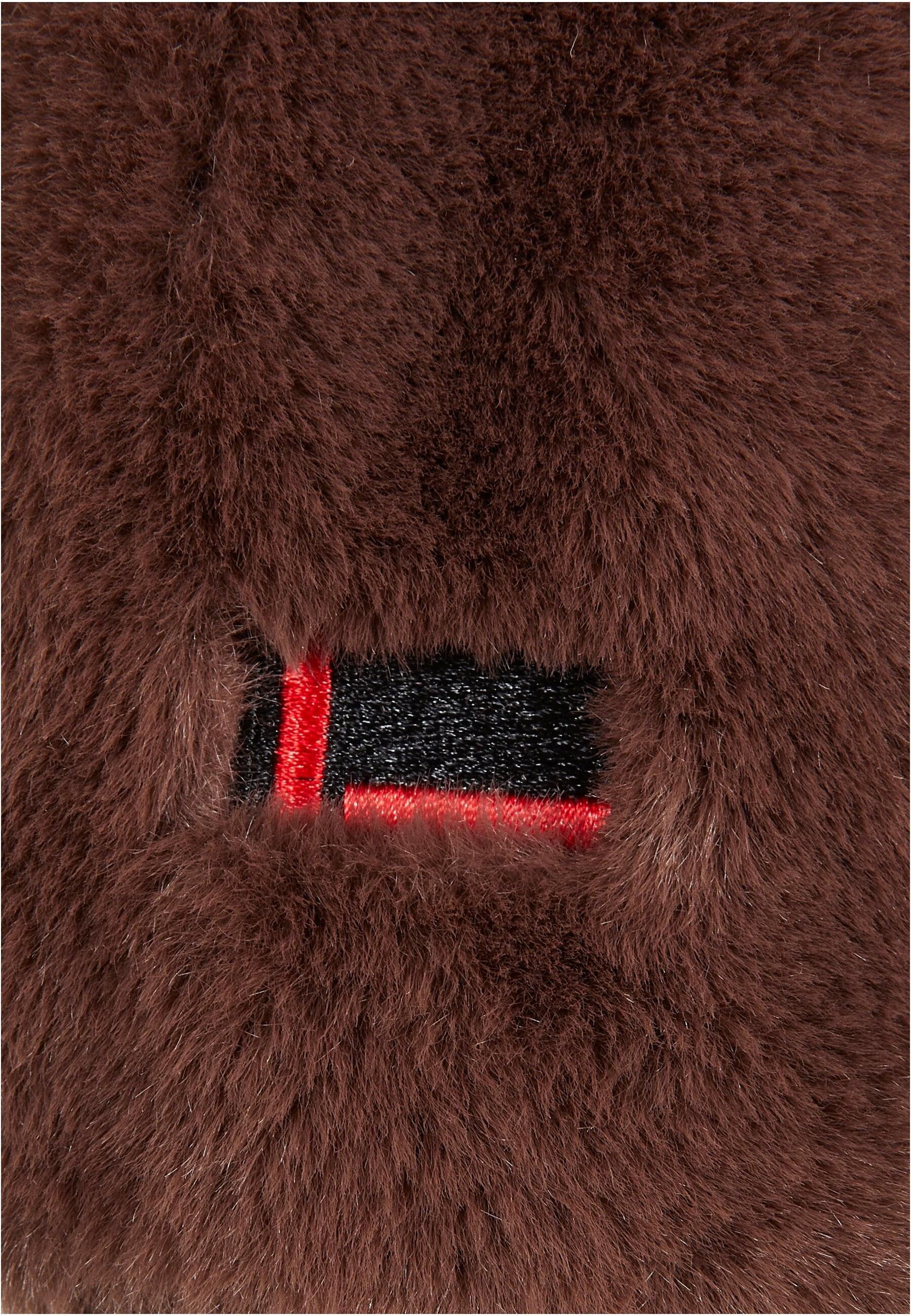 Fubu Collegejacke »Fubu Damen FW224-022-1 Signature Rhinestone Fur Jacket brown« 1 Stk. tlg. mit Kapuze