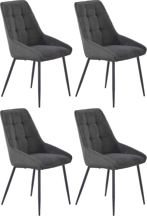 Jockenhöfer Gruppe 4-Fußstuhl "Roger", (Set), 4 St., Webstoff, 4-Fuss Stuhl günstig online kaufen