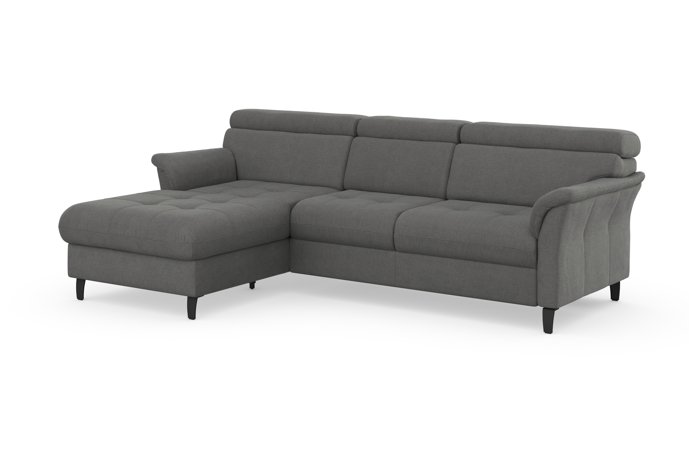 sit&more Ecksofa »Marano L-Form«, inklusive Kopfteilverstellung, wahlweise mit Bettfunktion, Bettkasten