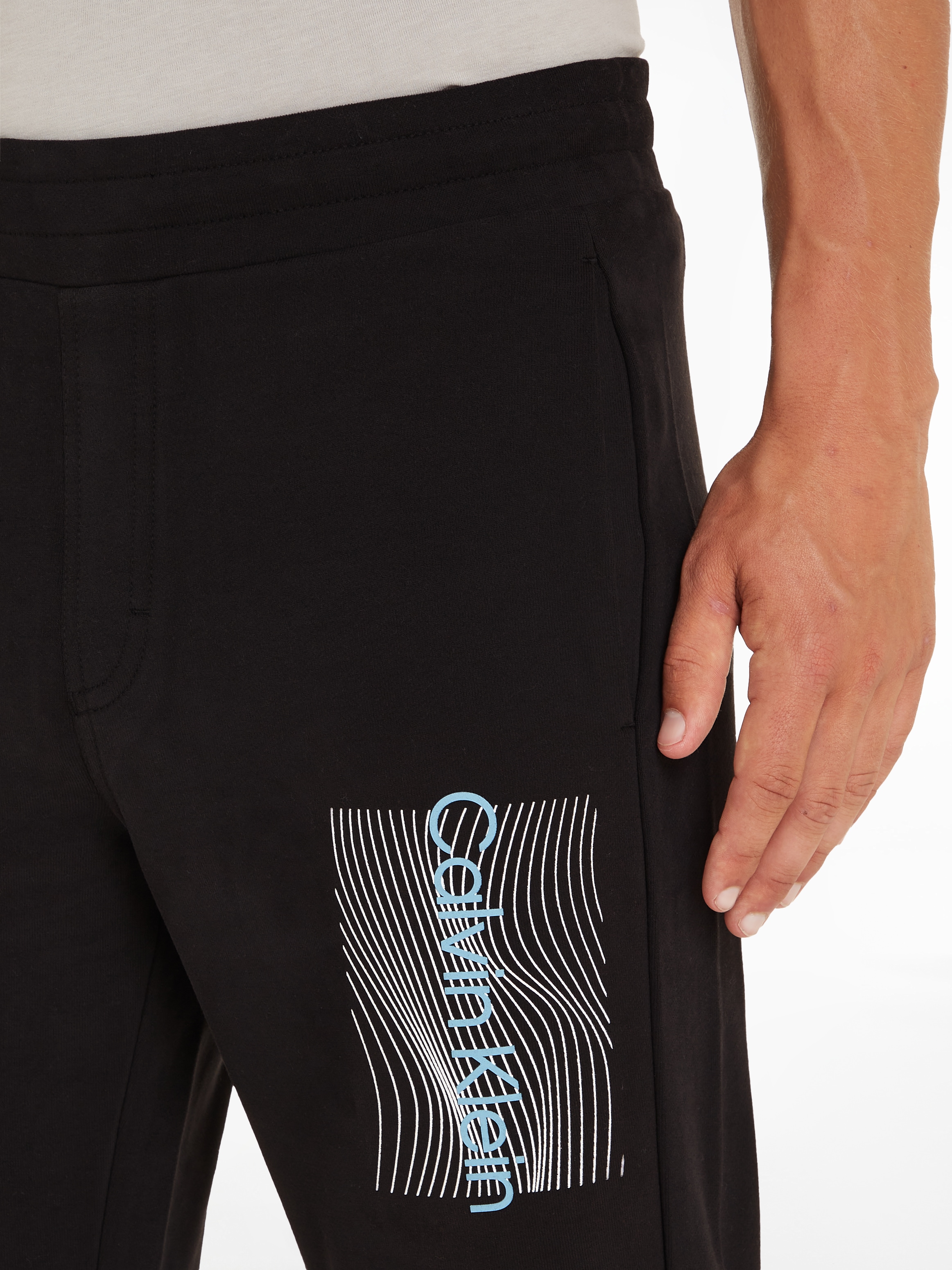 Calvin Klein Sweatpants »WAVE | HERO mit LOGO SWEATPANTS«, BAUR Markenlabel LINES