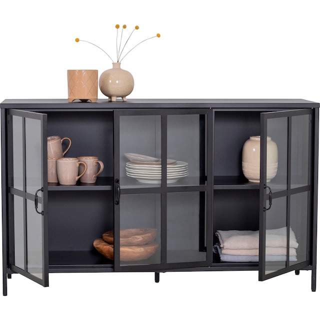 Homexperts Vitrine »Choice«, designorientiertes Sideboard mit Glastüren  bestellen | BAUR