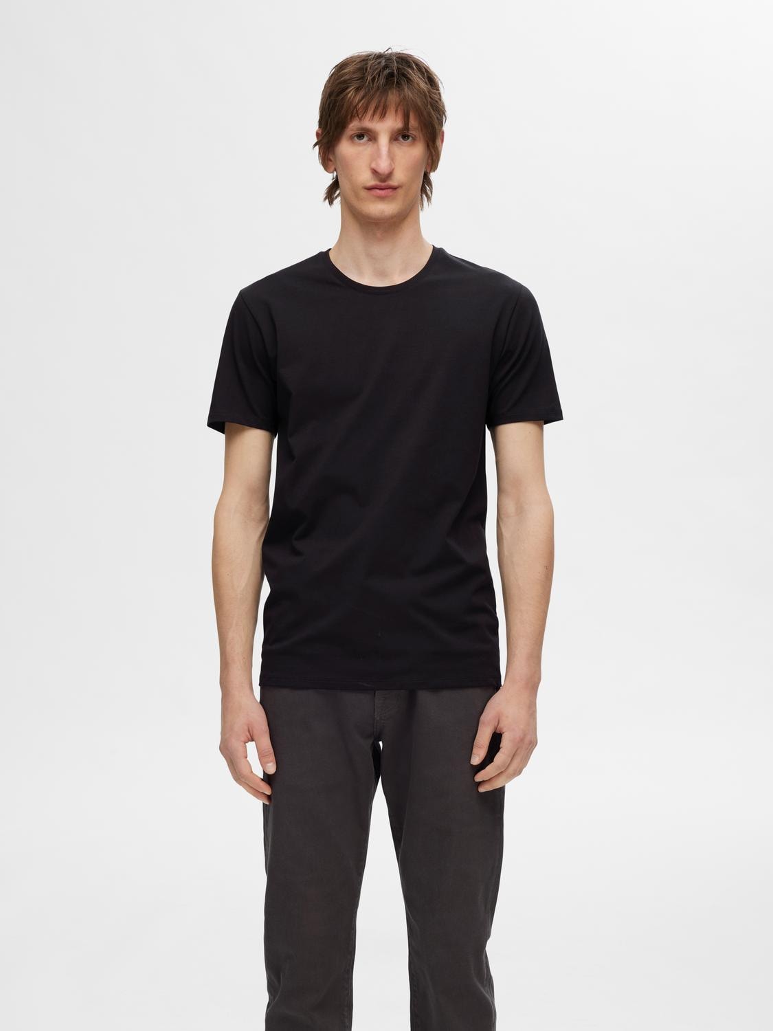 SELECTED HOMME T-Shirt "SLHROLAND SS O-NECK TEE 3-PACK NOOS" günstig online kaufen