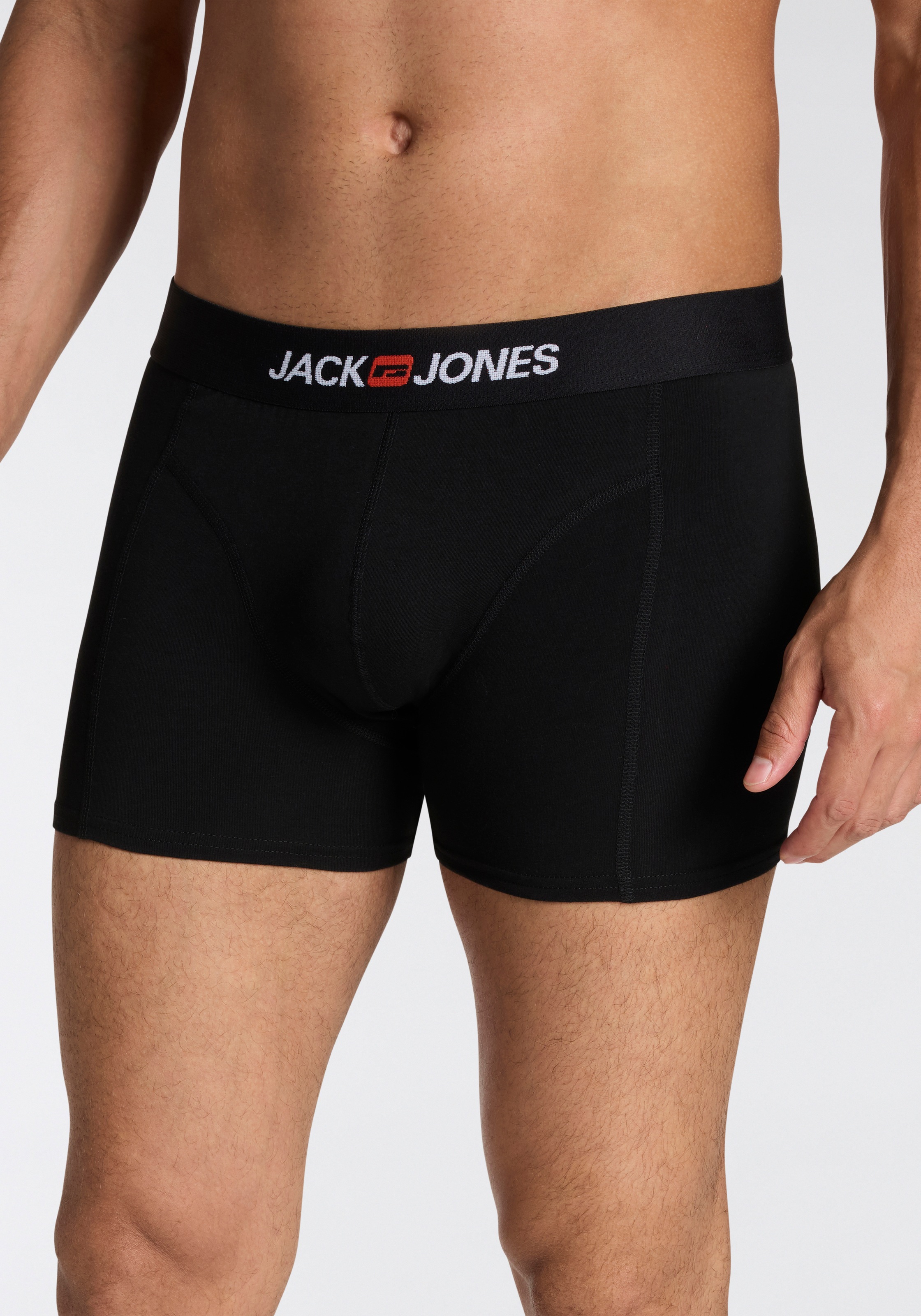 Jack & Jones Trunk "JACOLD – Boxershorts mit farbigem Bund im 6er-Pack", (P günstig online kaufen