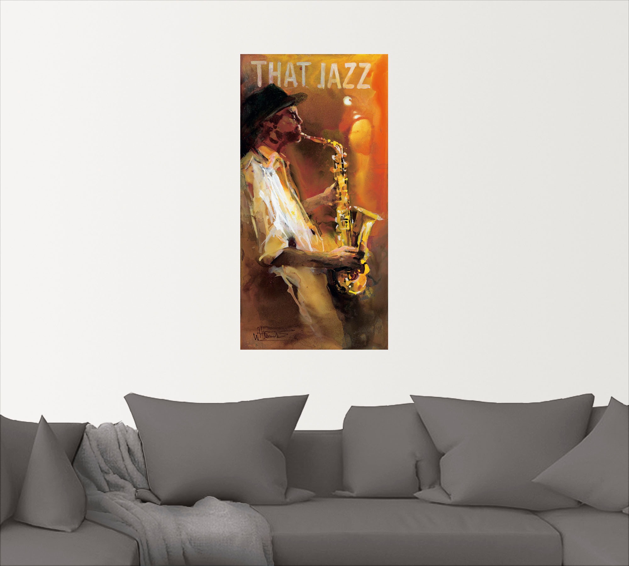 Artland Wandbild »Jazz«, Musiker, (1 St.), als Poster, Wandaufkleber in verschied. Größen