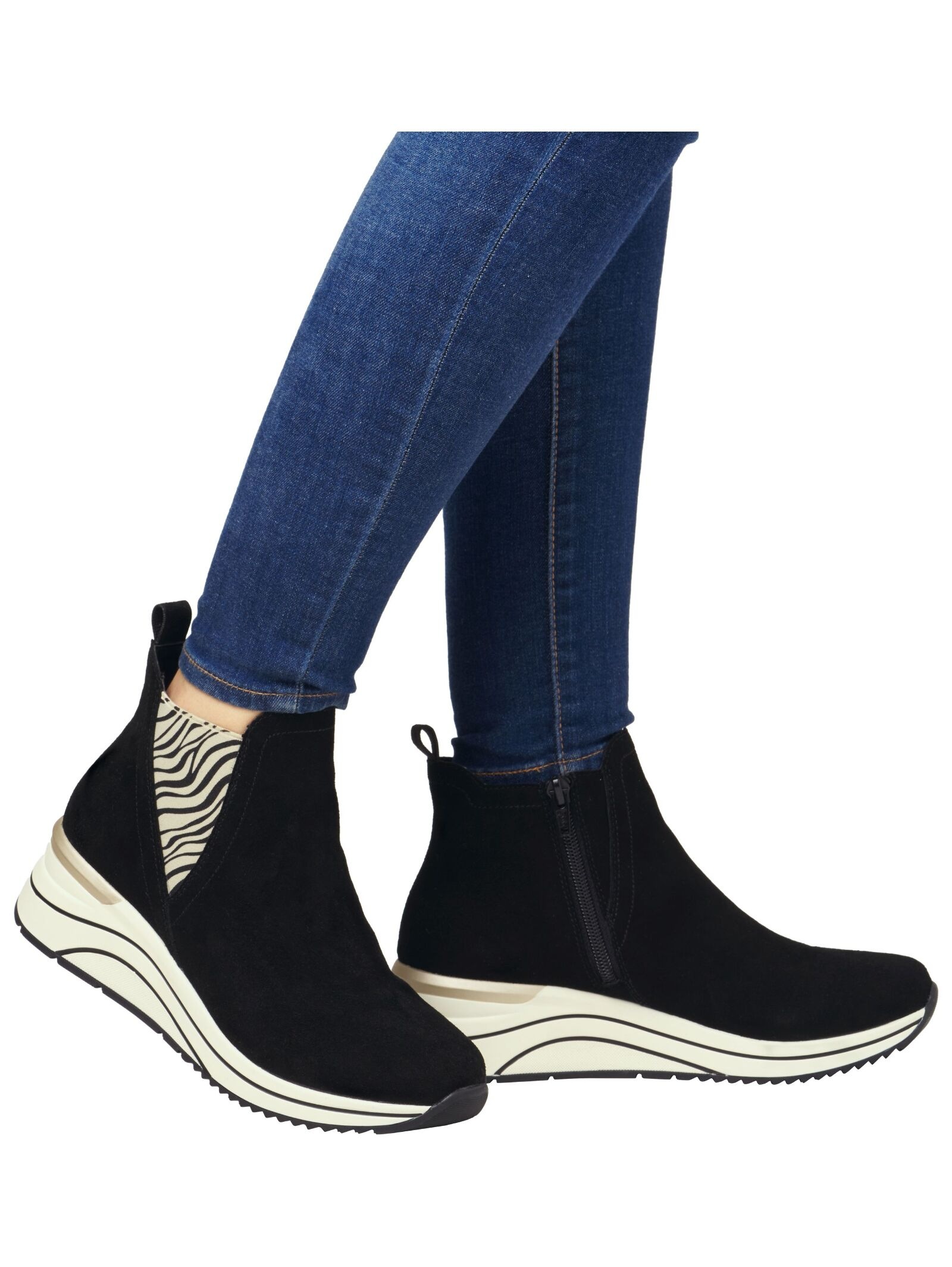 Remonte Stiefelette »Remonte Stiefelette Veloursleder«