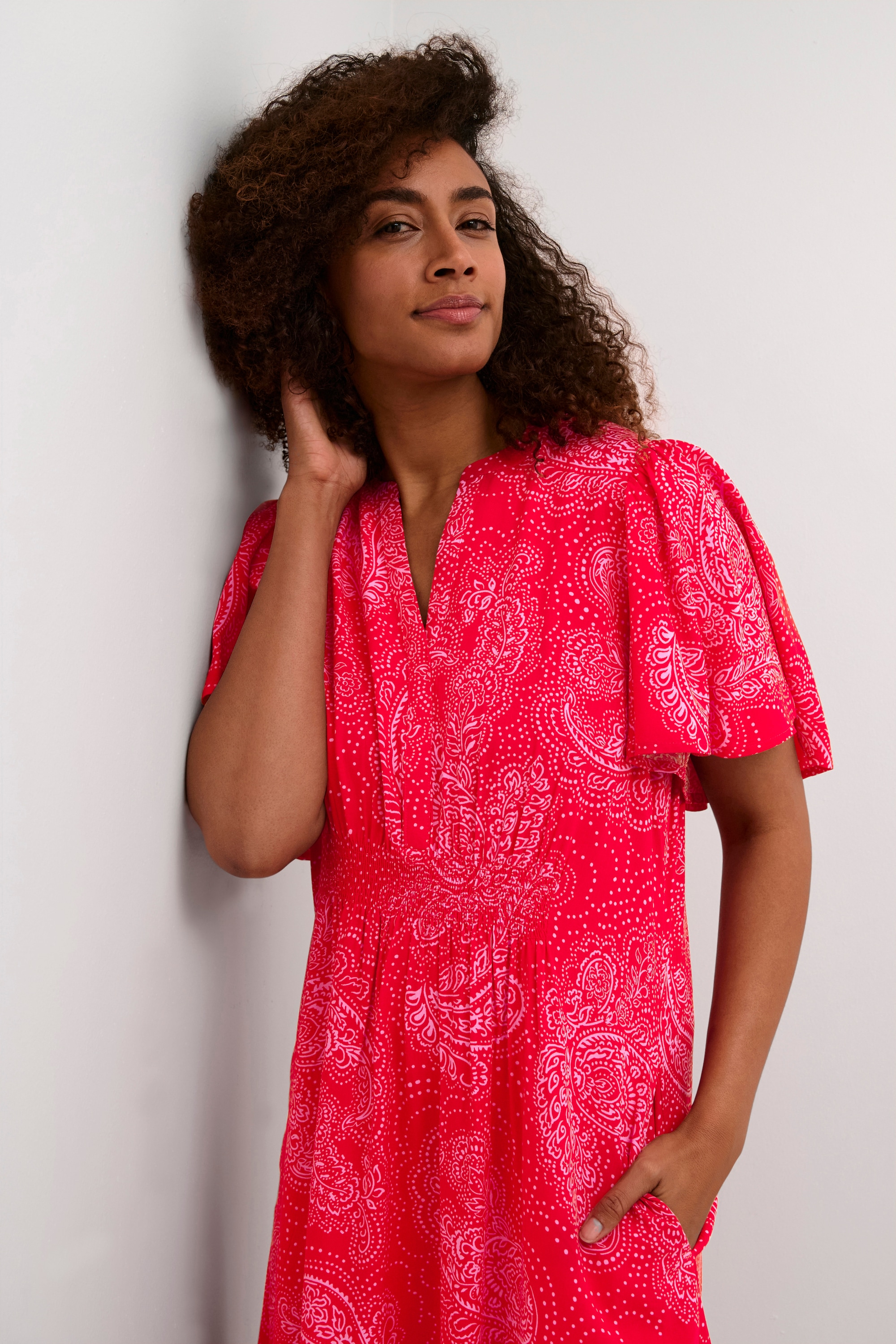 Culture Midikleid »Damen Kleid CUpolly«