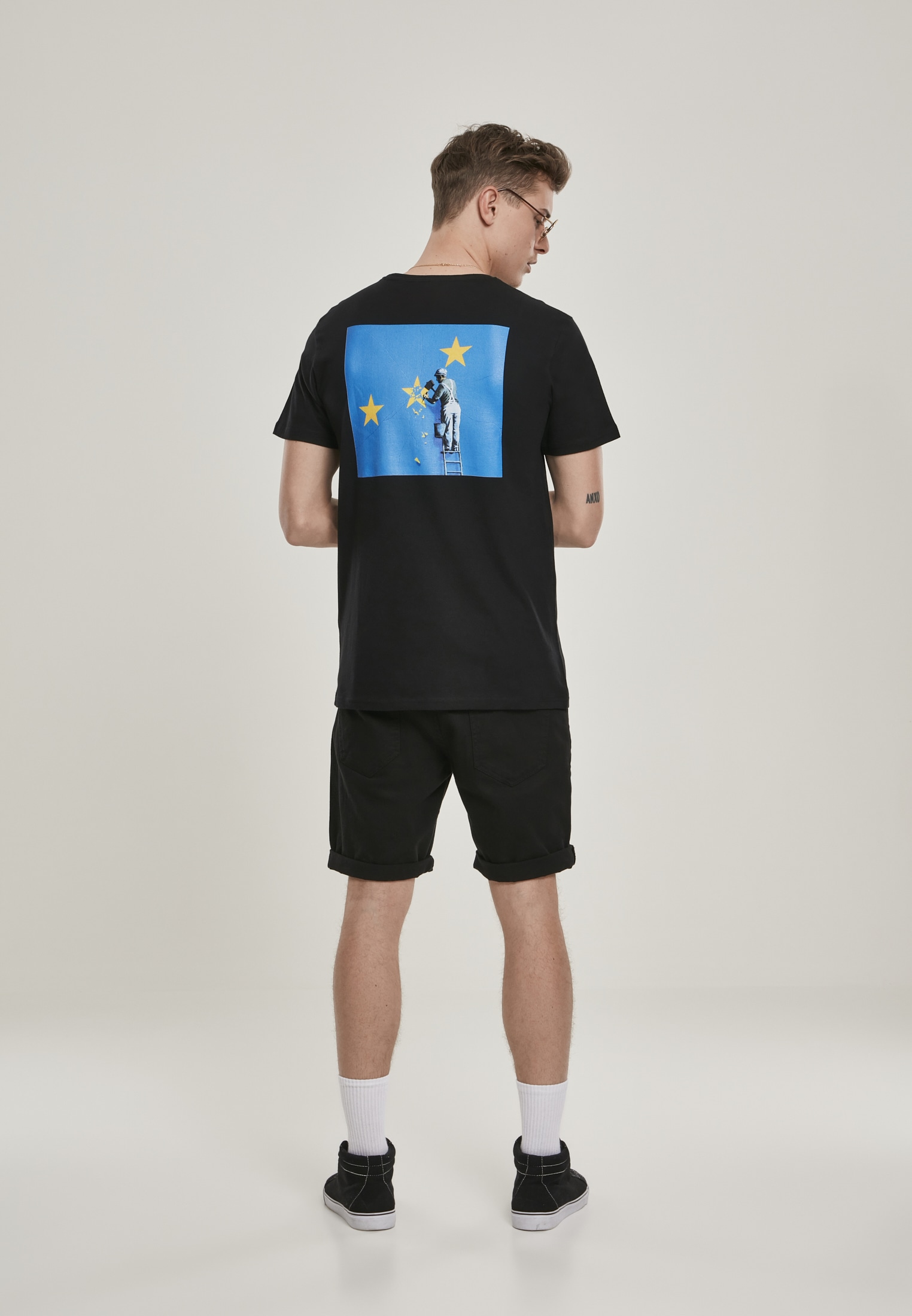 Merchcode T-Shirt »Merchcode Herren Brandalised - Banksy´s Graffiti Europe Tee«, (1 tlg.)